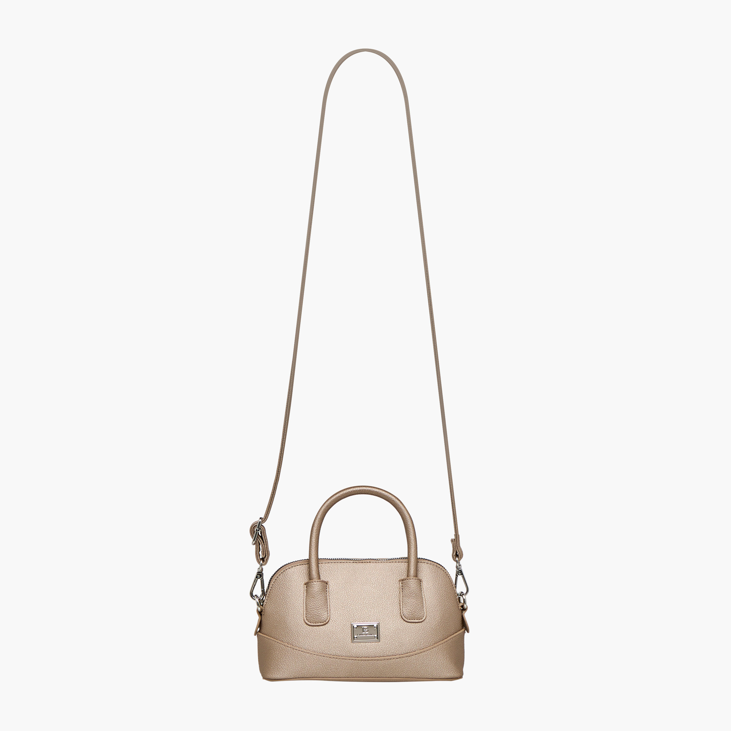 Flora Bella Textured Crossbody Bag with Detachable Strap and Zip Closure-women-bagsandwallets-handbags-image-4