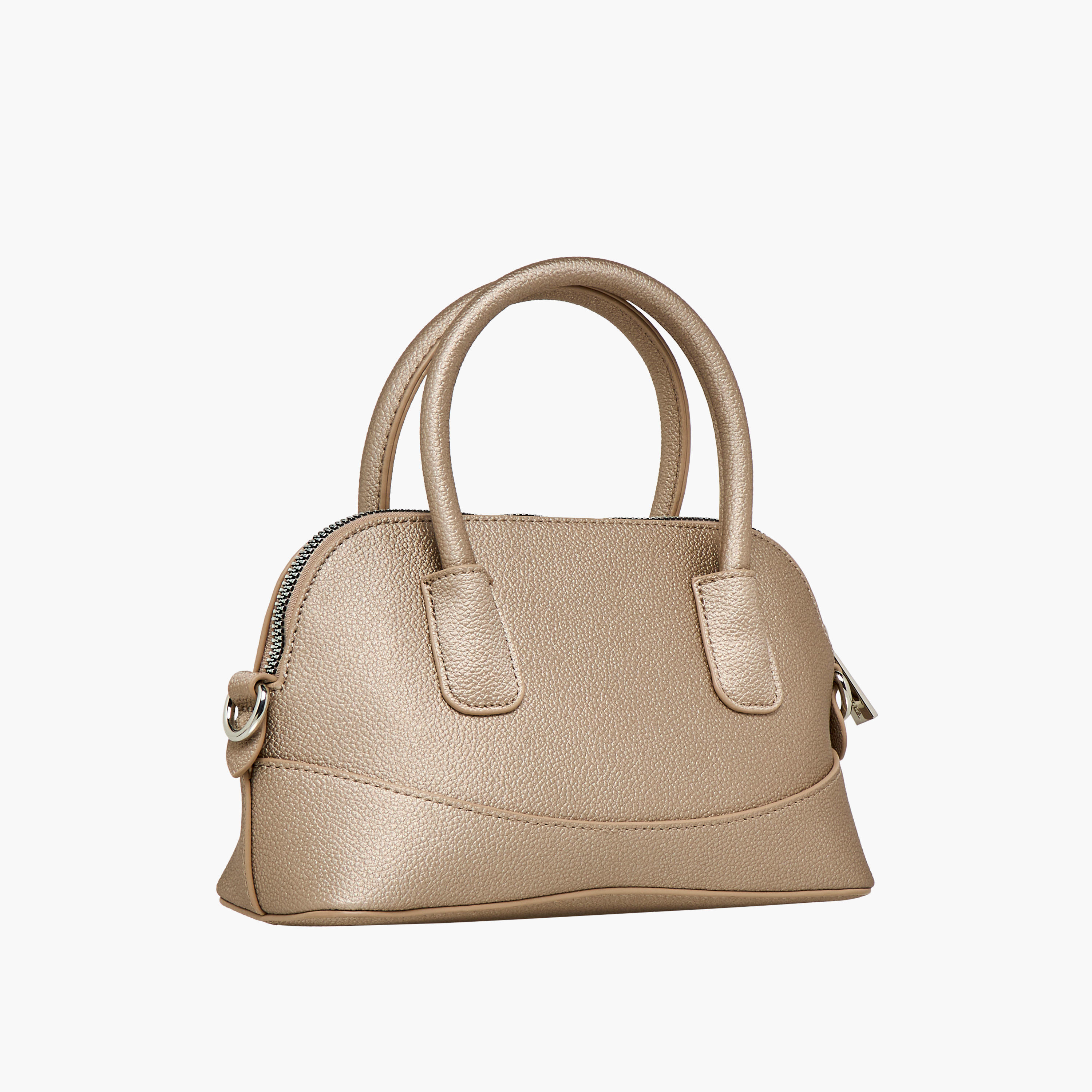 Flora Bella Textured Crossbody Bag with Detachable Strap and Zip Closure-women-bagsandwallets-handbags-image-5