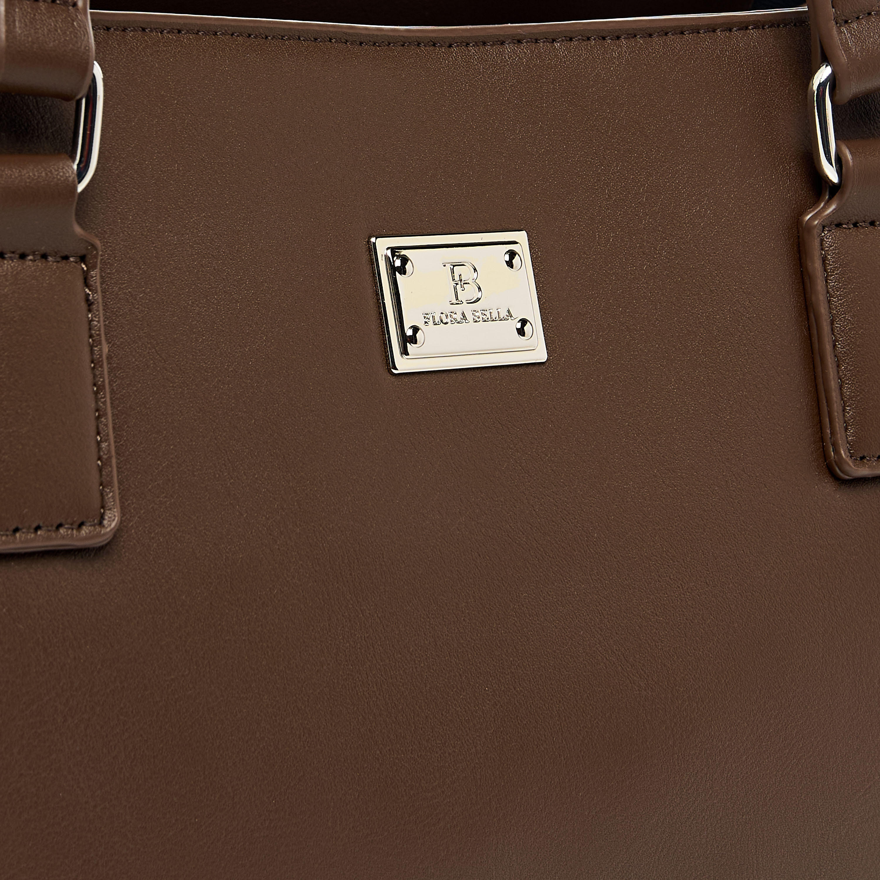 شنطة كتف سادة بمقبض مزدوج وسحاب إغلاق من فلورا بيلا-women-bagsandwallets-handbags-image-4