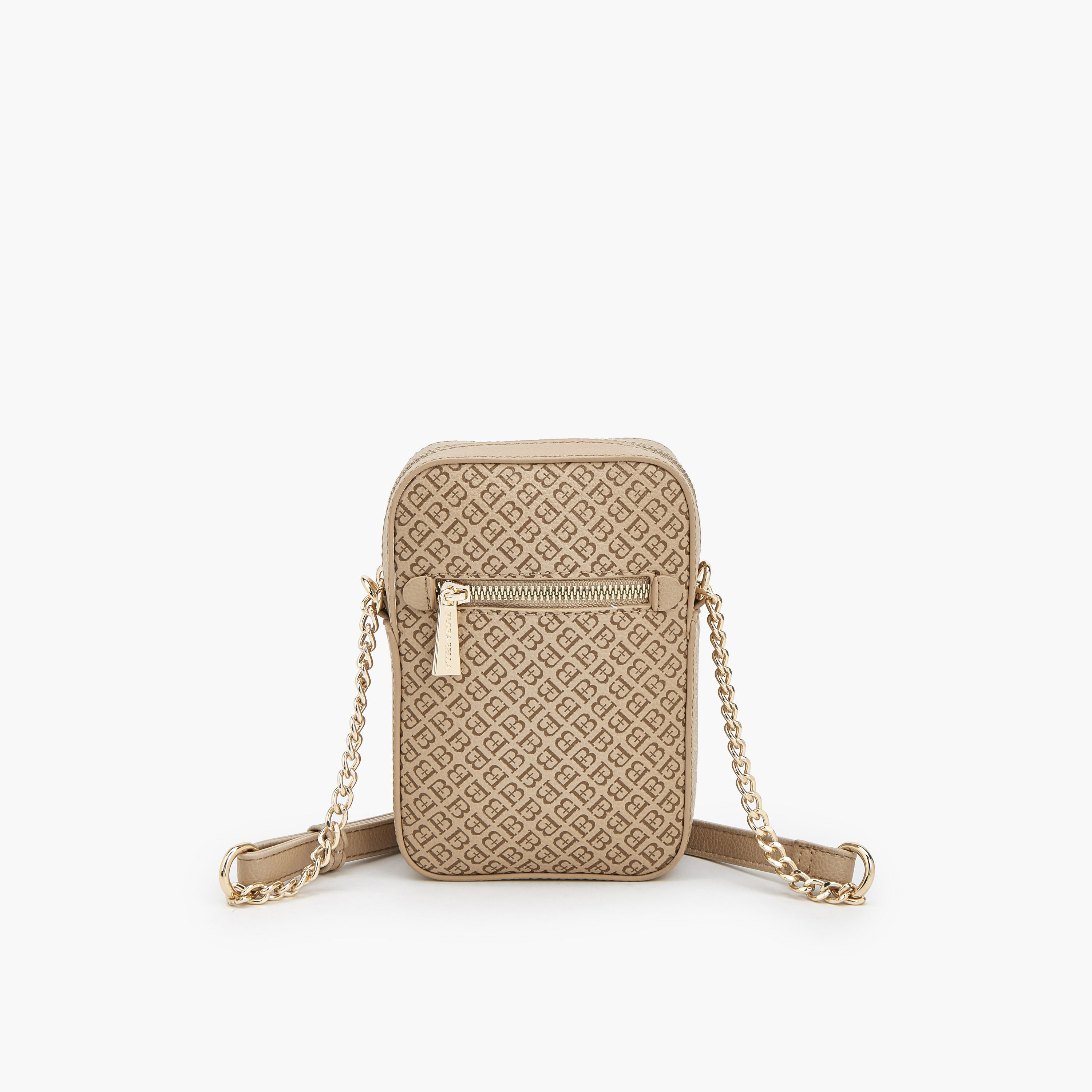 Flora Bella Monogram Print Crossbody Bag with Zip Closure-women-bagsandwallets-handbags-image-1