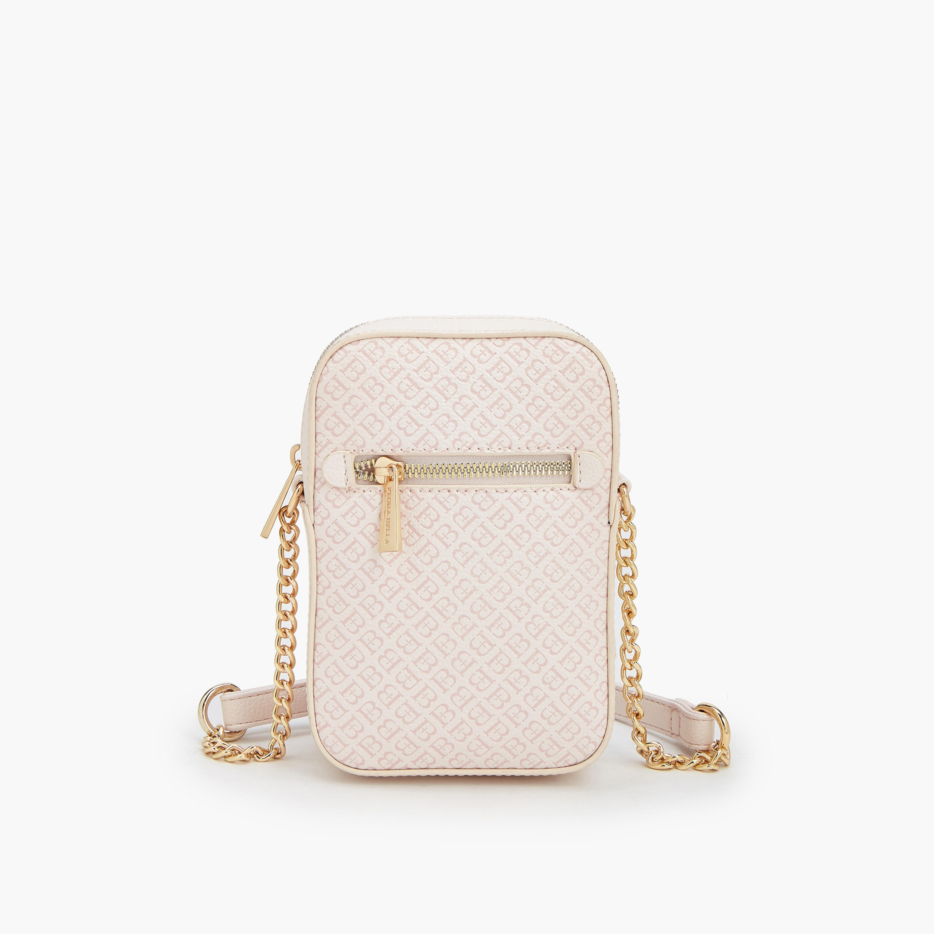 شنطة كروس بودي بطبعات مونوجرام وسحاب إغلاق من فلورا بيلا-women-bagsandwallets-handbags-image-1