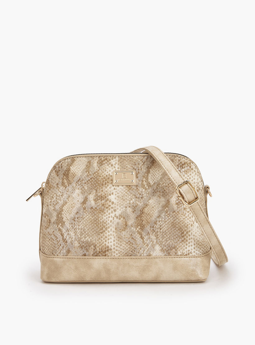 شنطة كروس بودي بارزة الملمس بحزام كتف قابل للفصل من فلورا بيلا-women-bagsandwallets-handbags-image-1
