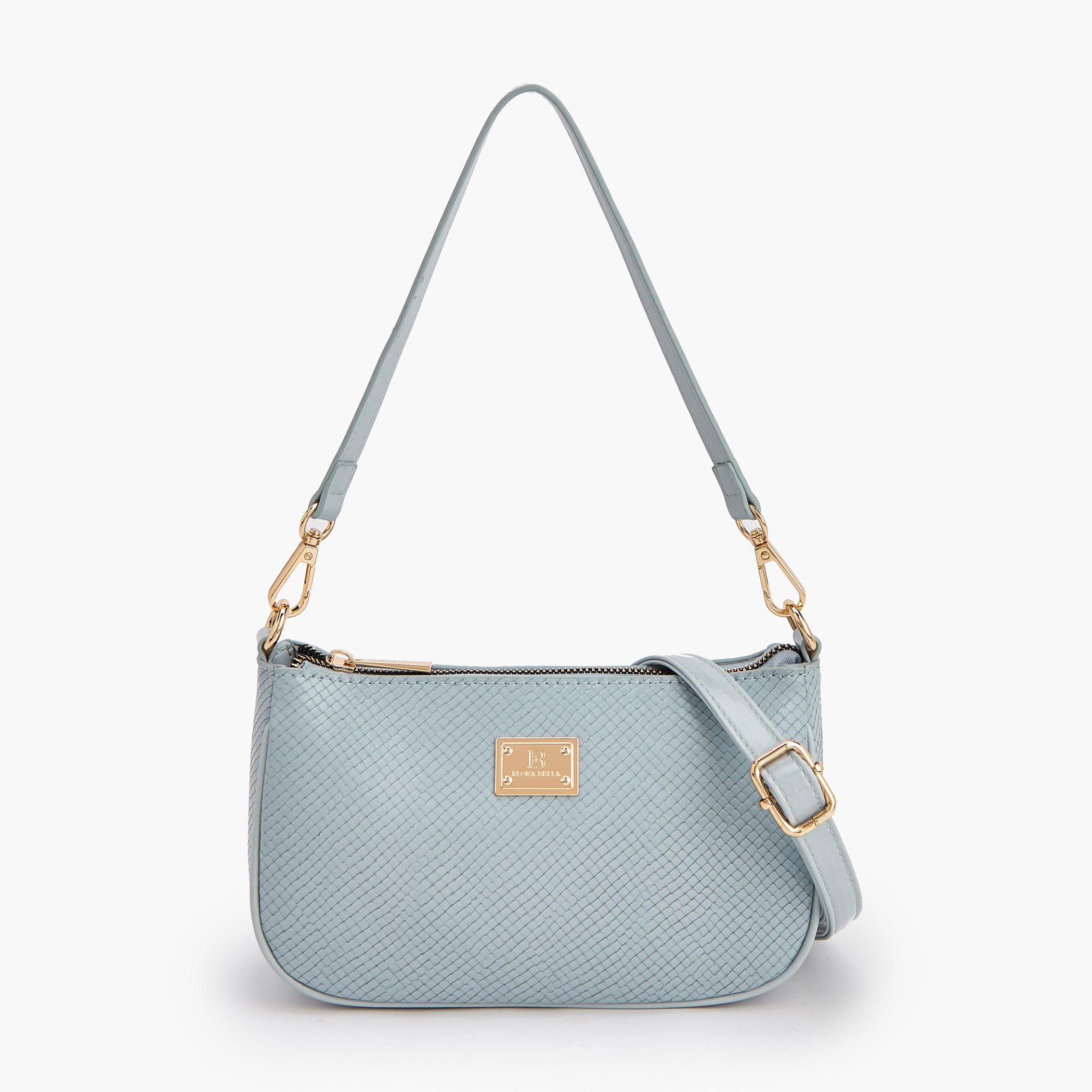 Flora Bella Textured Shoulder Bag with Detachable Strap-women-bagsandwallets-handbags-image-1