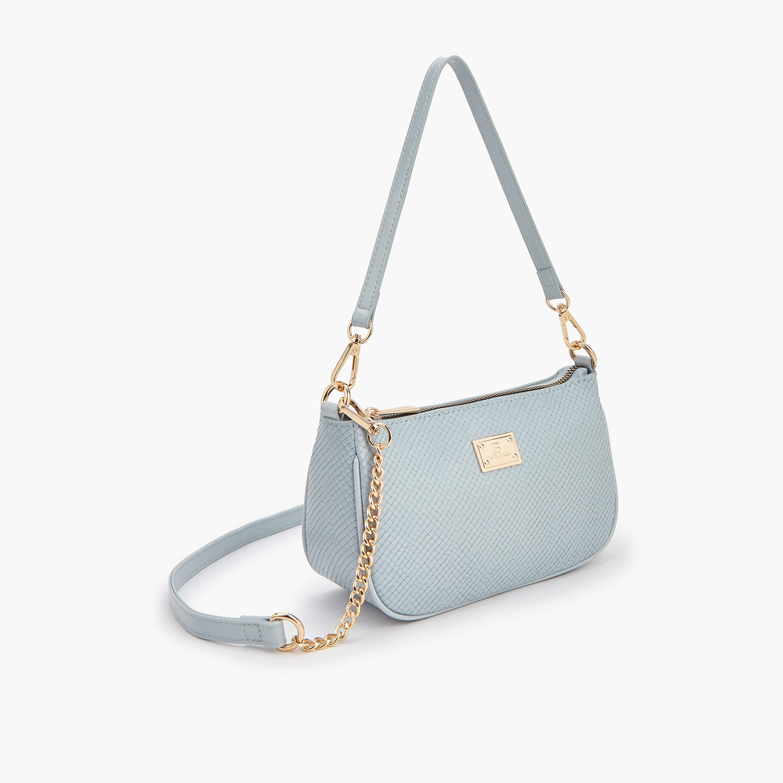 Flora Bella Textured Shoulder Bag with Detachable Strap-women-bagsandwallets-handbags-image-4
