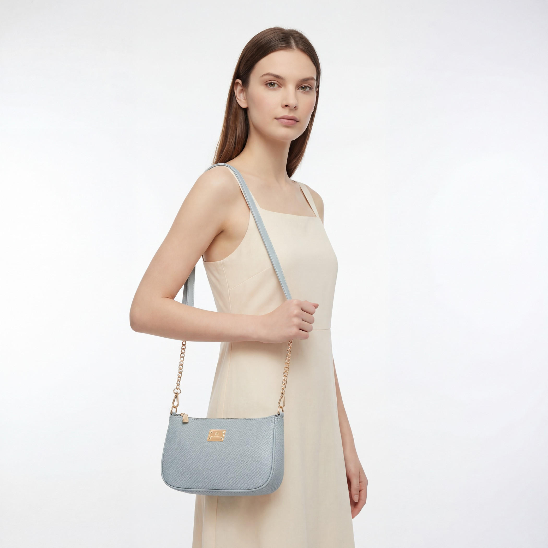 شنطة كتف بارزة الملمس مع حزام قابل للفصل للنساء من فلورا بيلا-women-bagsandwallets-handbags-image-2