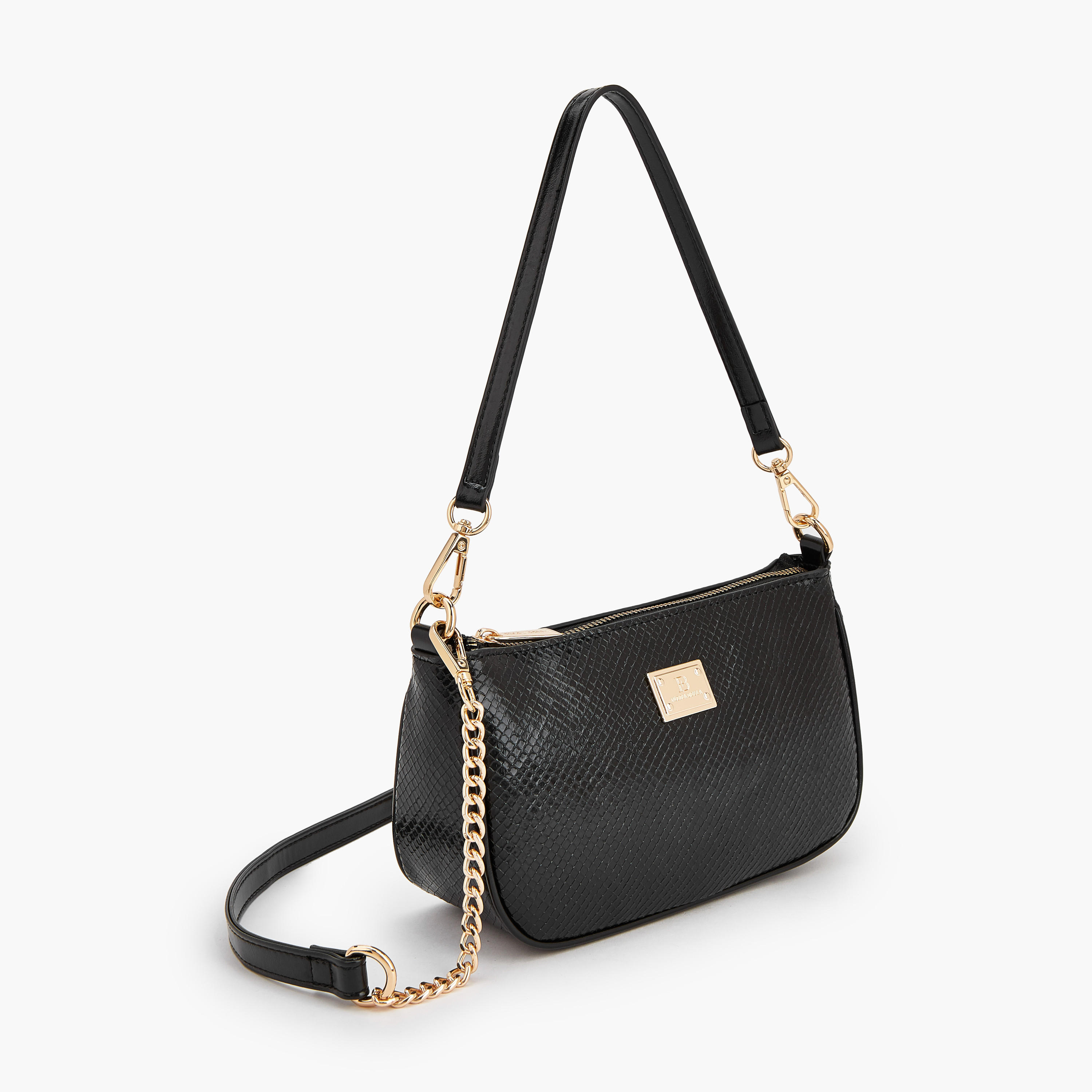 شنطة كتف بارزة الملمس مع حزام قابل للفصل للنساء من فلورا بيلا-women-bagsandwallets-handbags-image-4