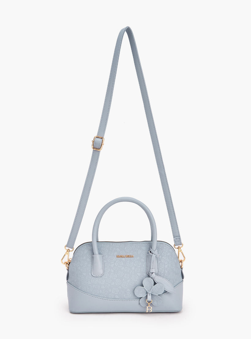 Flora Bella Floral Textured Crossbody Bag with Charm Detail-women-bagsandwallets-handbags-image-3