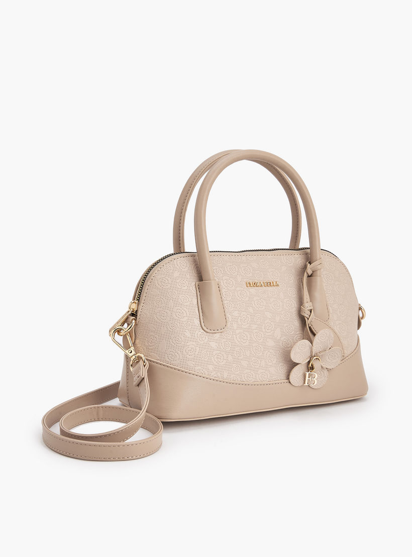 Flora Bella Floral Textured Crossbody Bag with Charm Detail-women-bagsandwallets-handbags-image-4