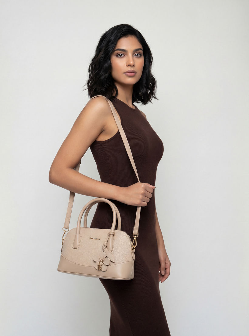 Flora Bella Floral Textured Crossbody Bag with Charm Detail-women-bagsandwallets-handbags-image-2