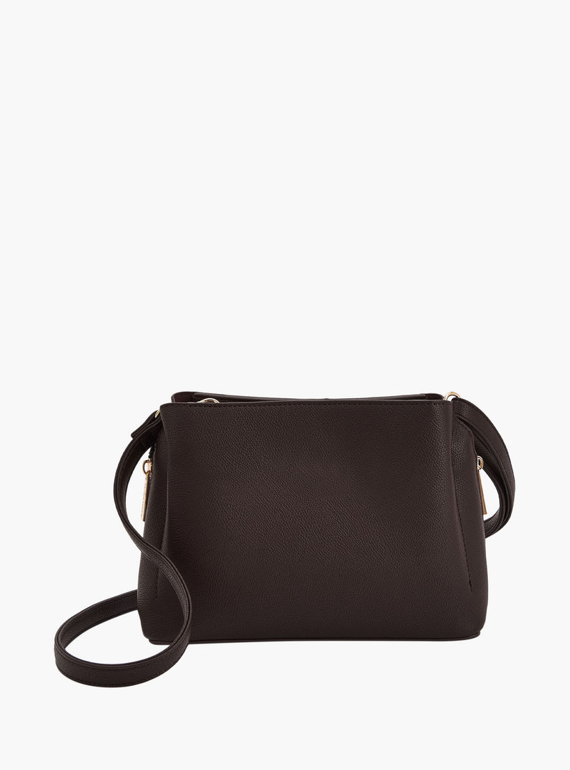شنطة كروس بودي بزينة شعار مع حزام قابل للفصل من فلورا بيلا-women-bagsandwallets-handbags-image-7