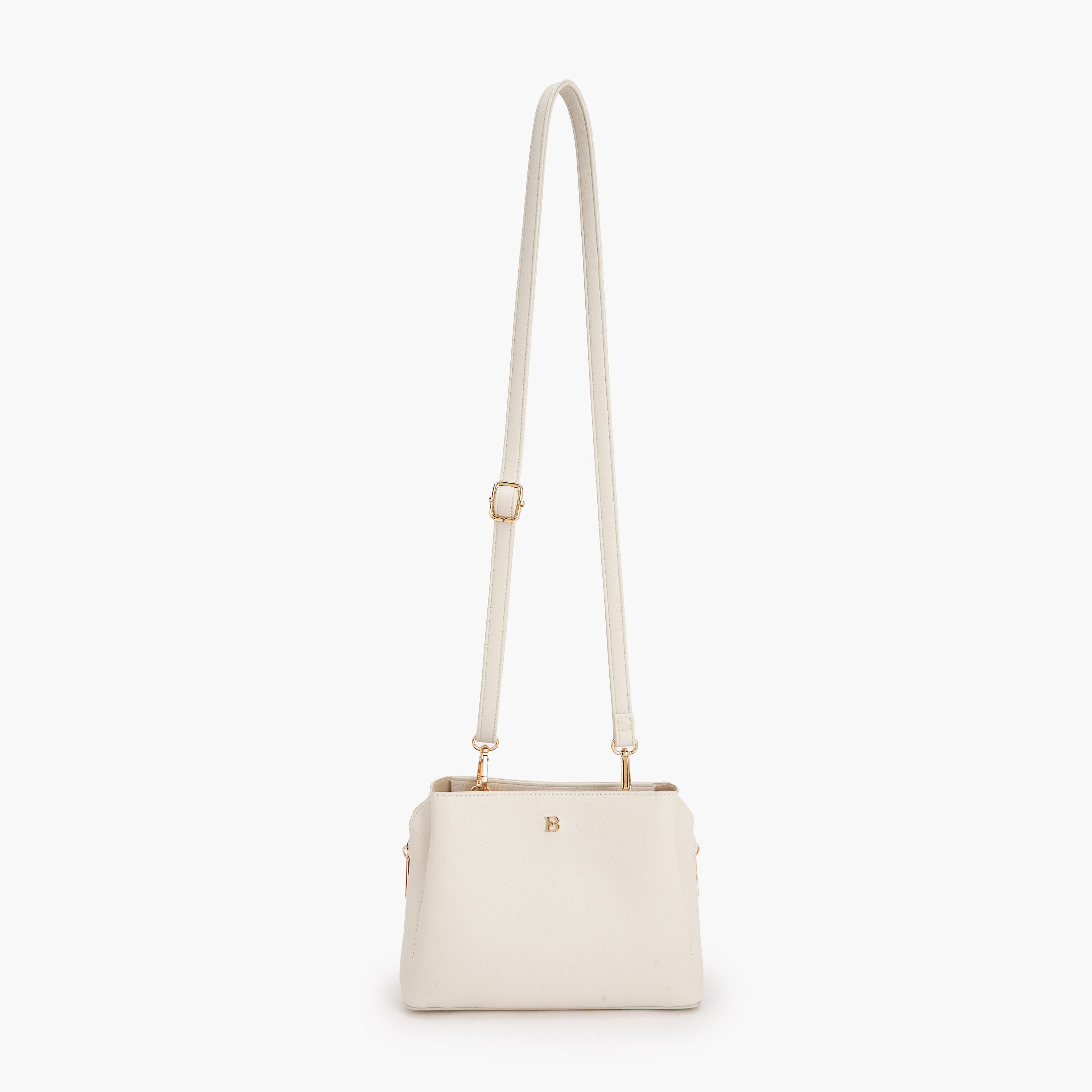 شنطة كروس بودي بزينة شعار مع حزام قابل للفصل من فلورا بيلا-women-bagsandwallets-handbags-image-3