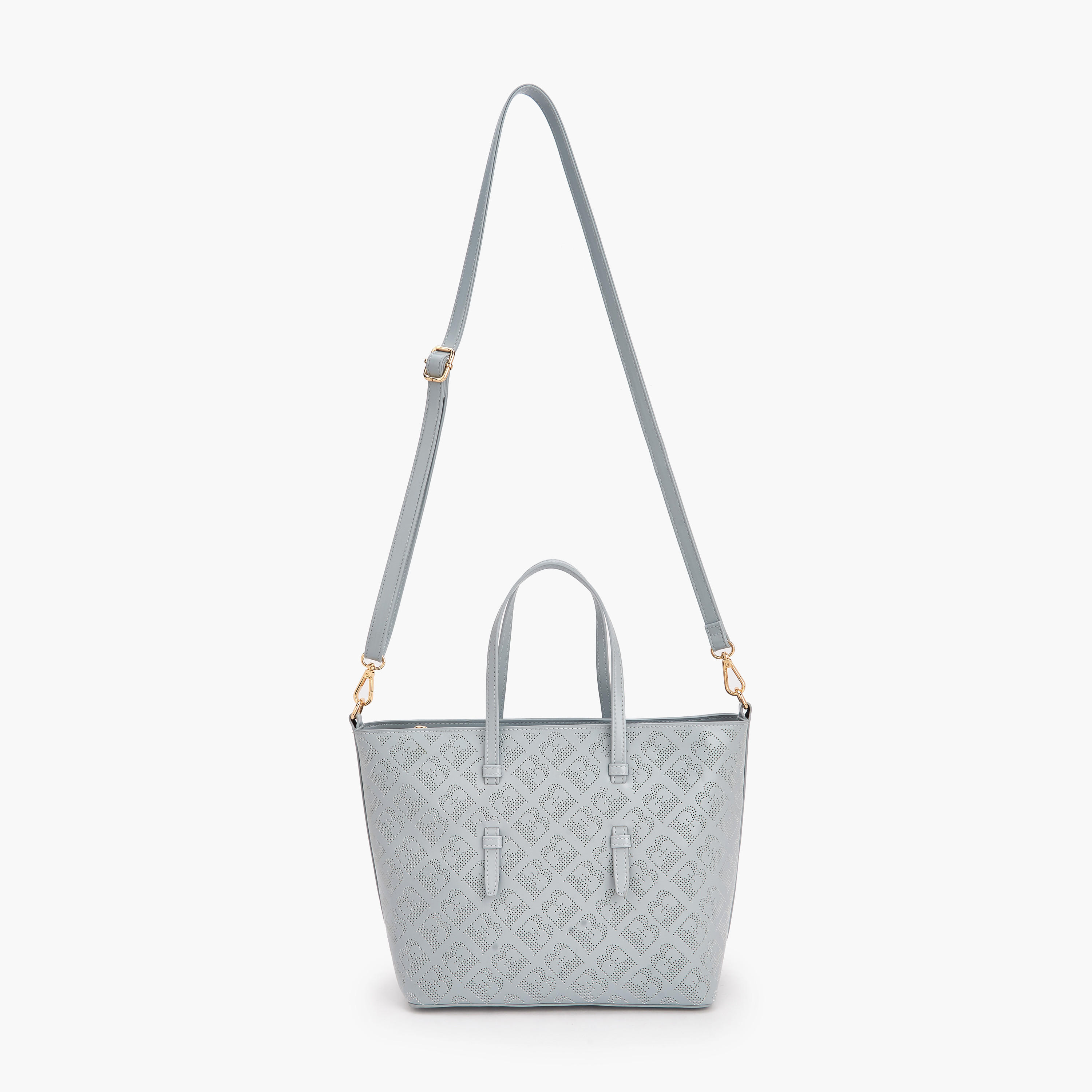 شنطة توتي مفرّغة بالليزر مع حزام كتف قابل للفصل للنساء من فلورا بيلا-women-bagsandwallets-handbags-image-3