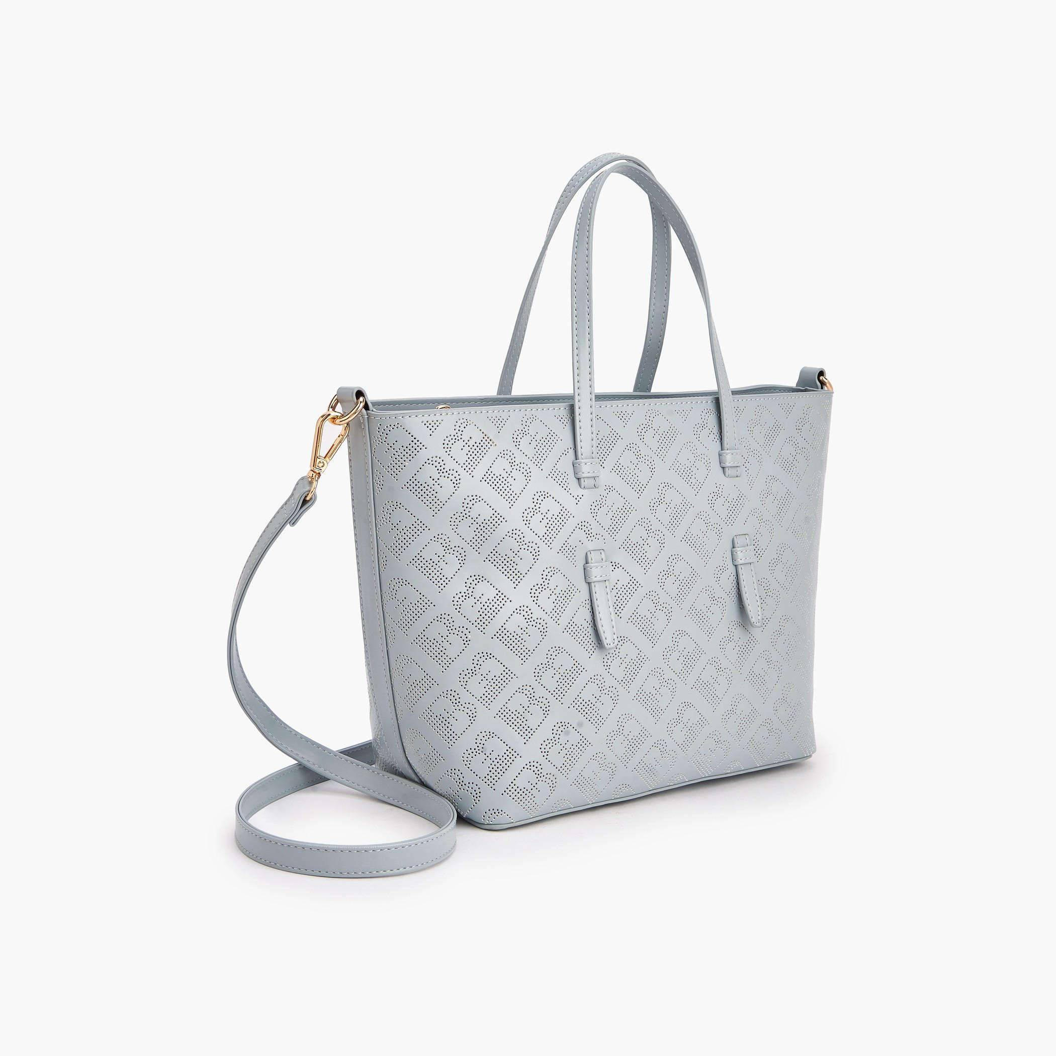 Flora Bella Laser Cut Design Tote Bag with Detachable Shoulder Strap-women-bagsandwallets-handbags-image-4