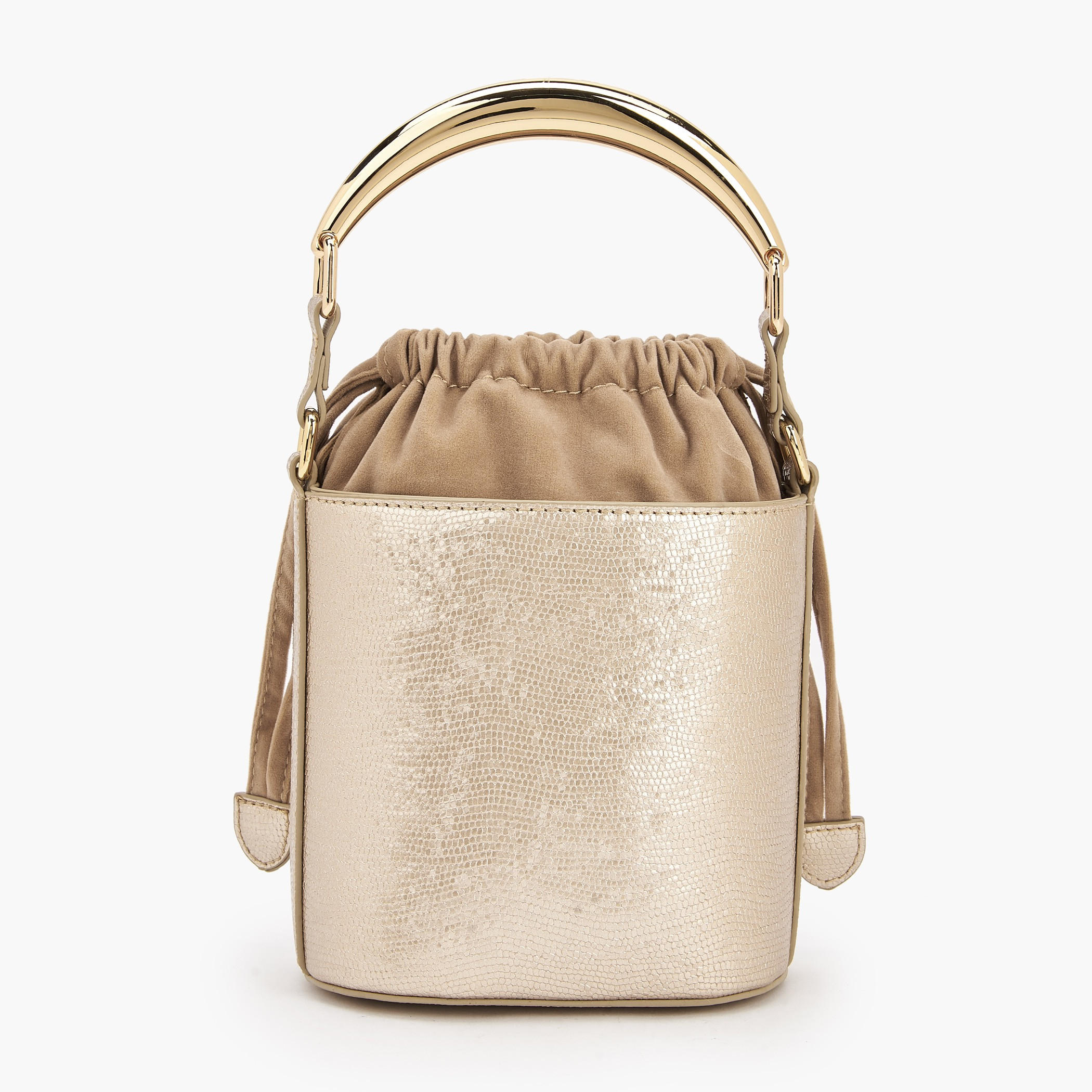 Flora Bella Textured Bucket Bag with Drawstring Closure-women-bagsandwallets-handbags-image-1
