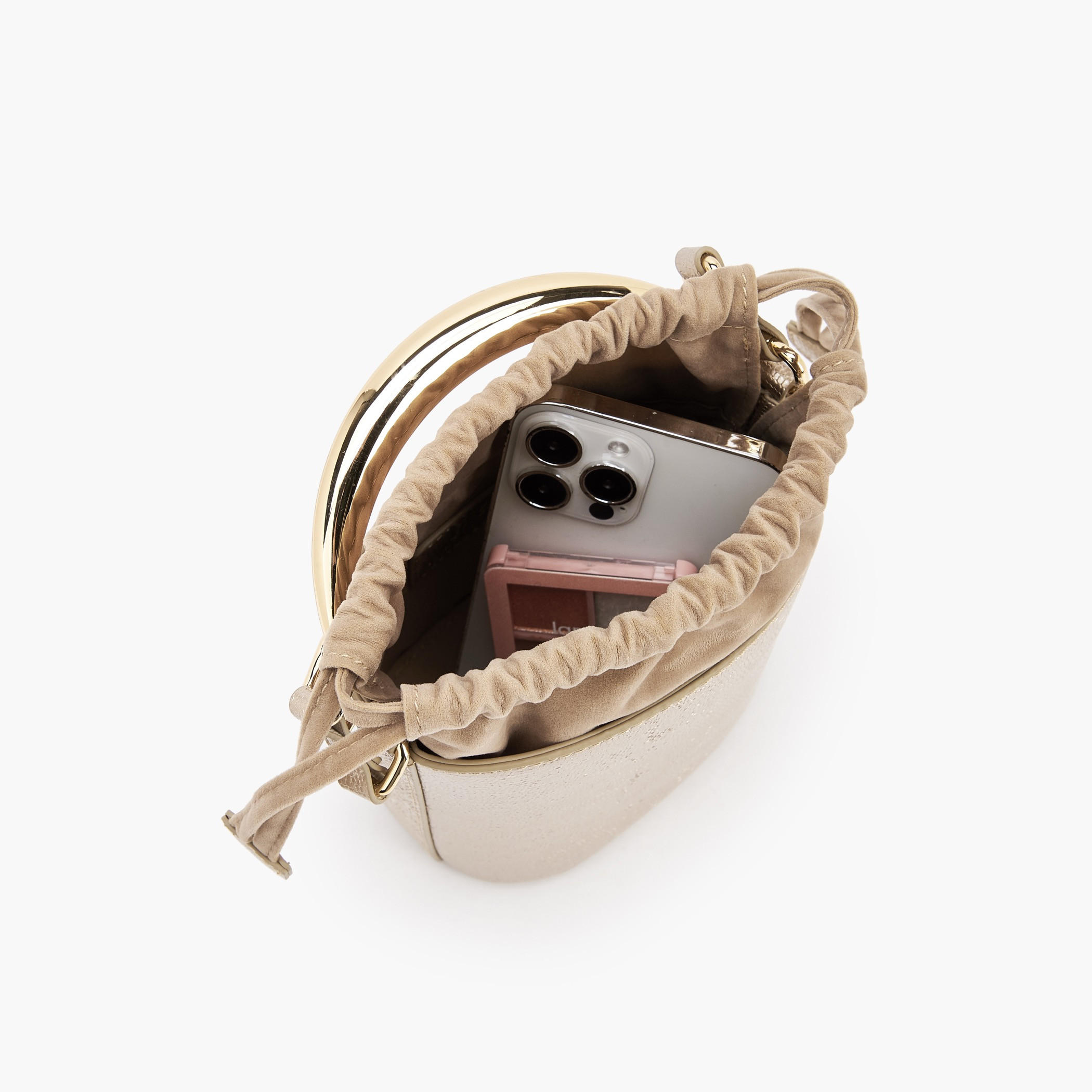 Flora Bella Textured Bucket Bag with Drawstring Closure-women-bagsandwallets-handbags-image-6