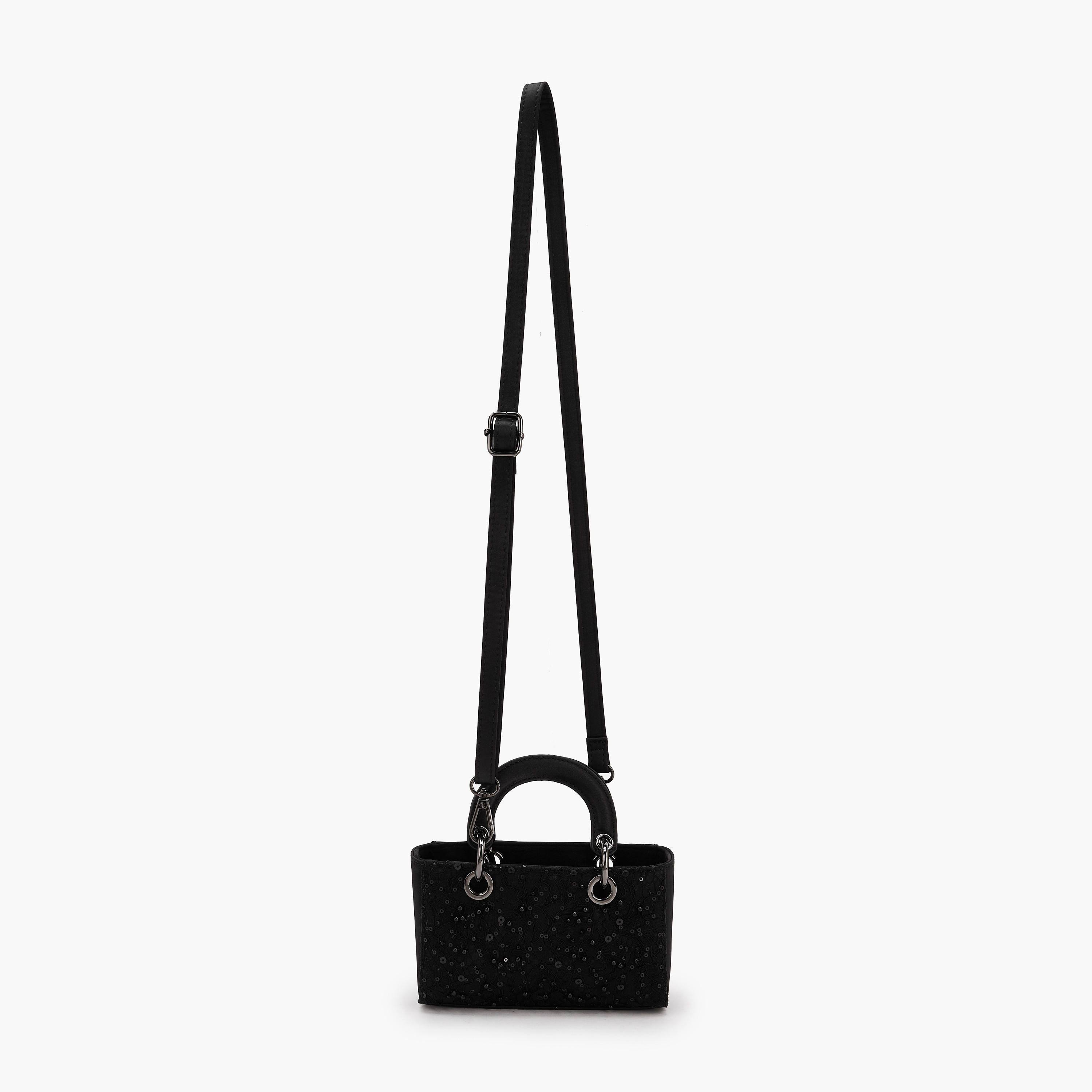 شنطة كروس بودي مزيّنة بالترتر مع حزام قابل للفصل من فلورا بيلا-women-bagsandwallets-handbags-image-3