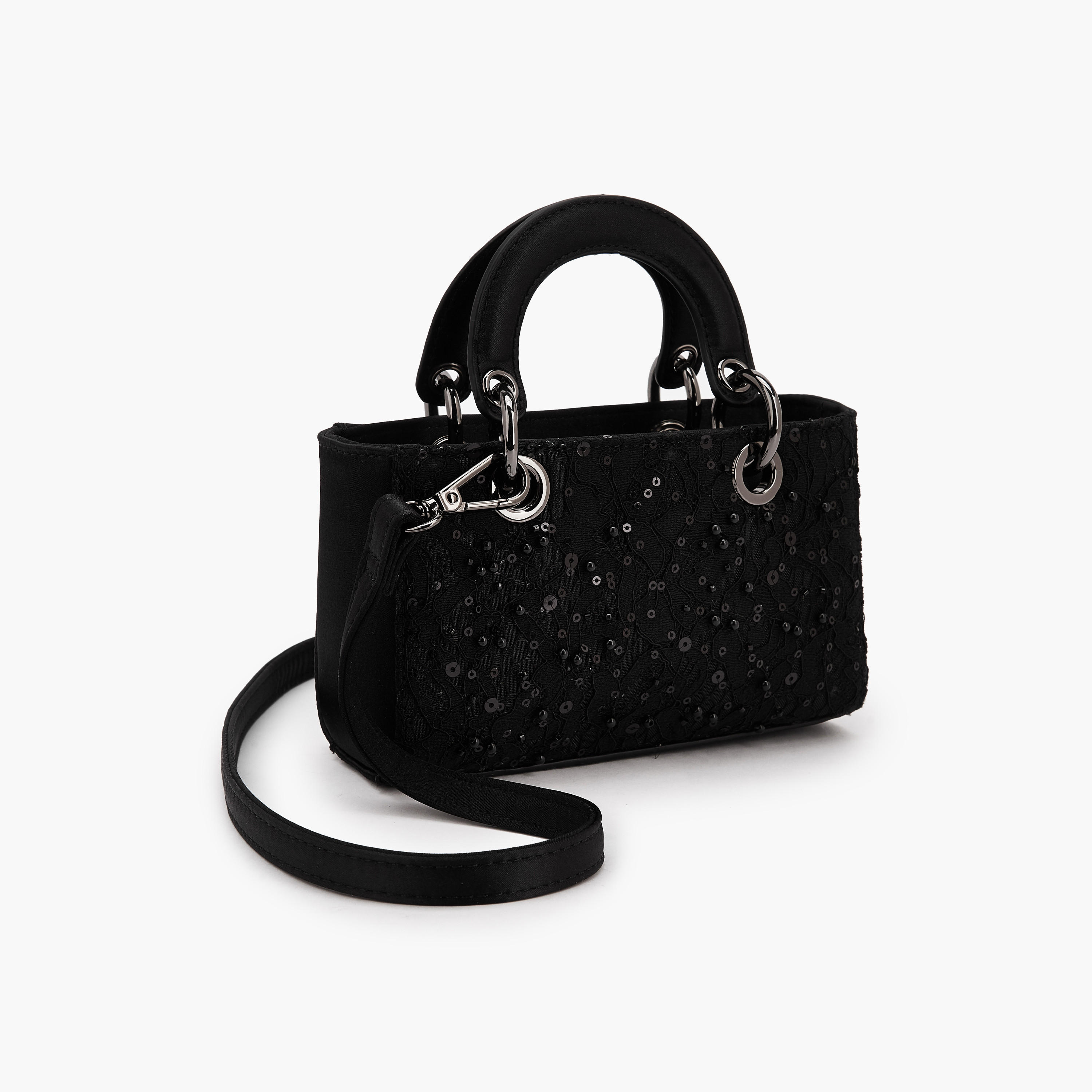 شنطة كروس بودي مزيّنة بالترتر مع حزام قابل للفصل من فلورا بيلا-women-bagsandwallets-handbags-image-4