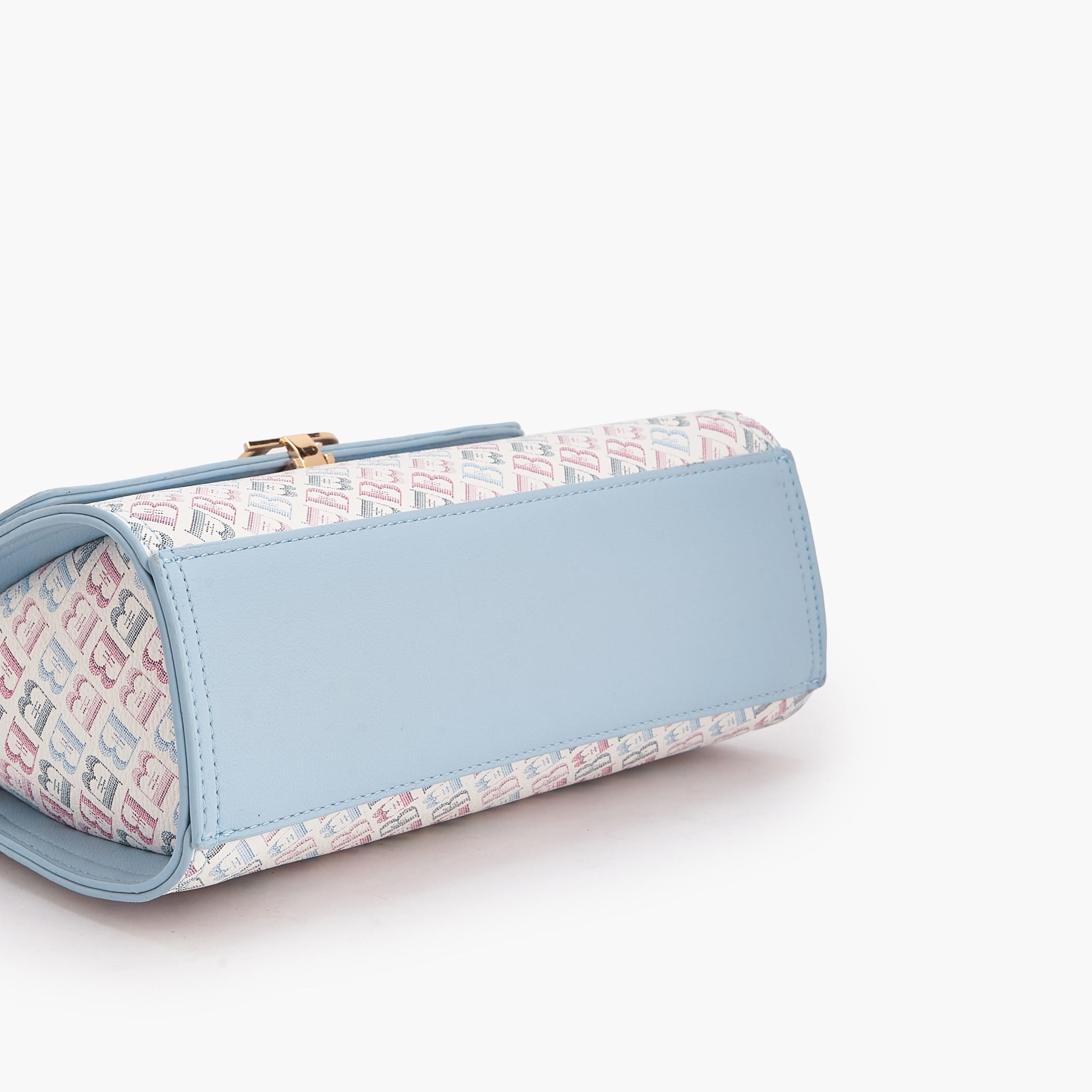 شنطة ساتشل بطبعات مونوجرام وحزام قابل للفصل من فلورا بيلا-women-bagsandwallets-handbags-image-7