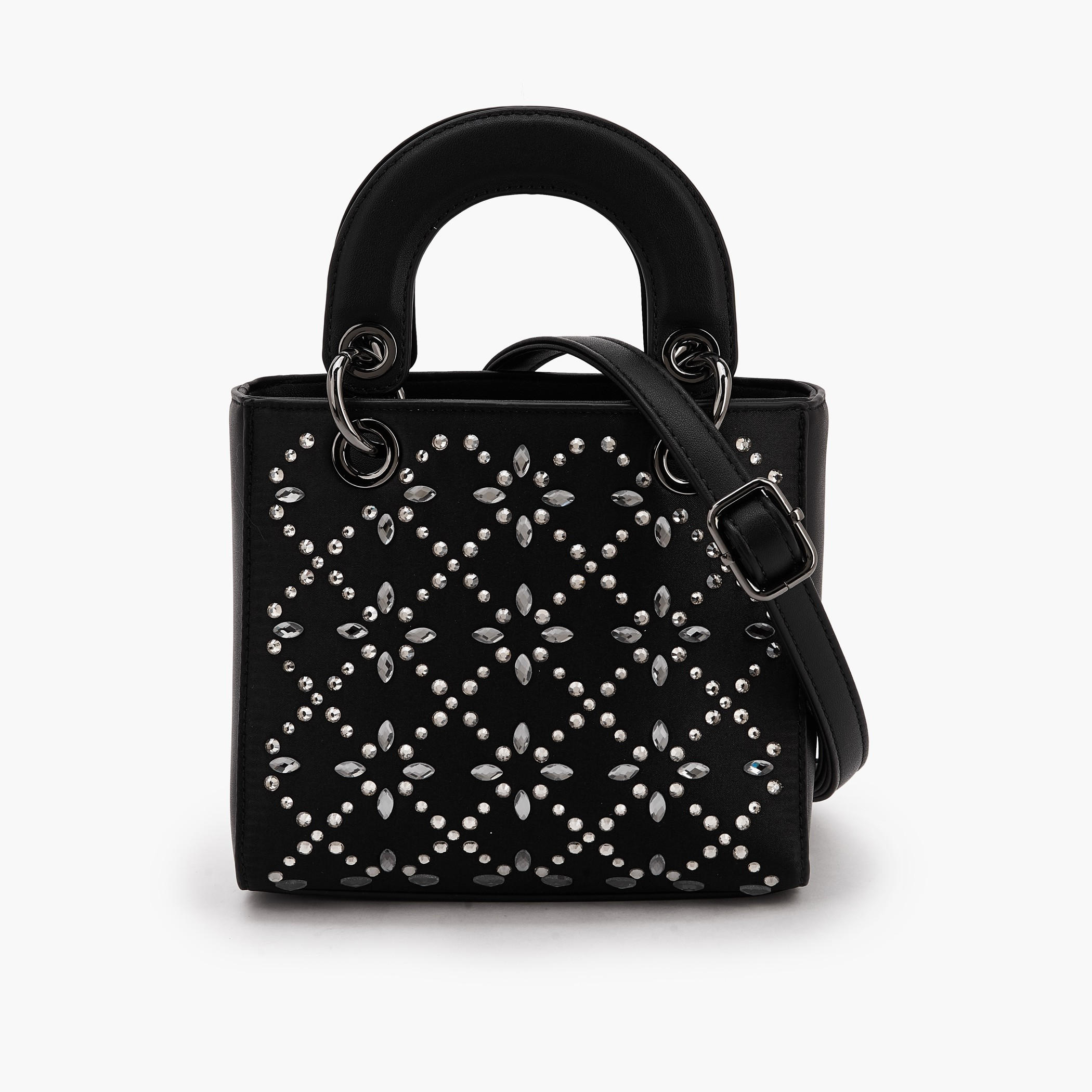 شنطة ساتشيل مزينة بحزام قابل للفصل من فلورا بيلا-women-bagsandwallets-handbags-image-1