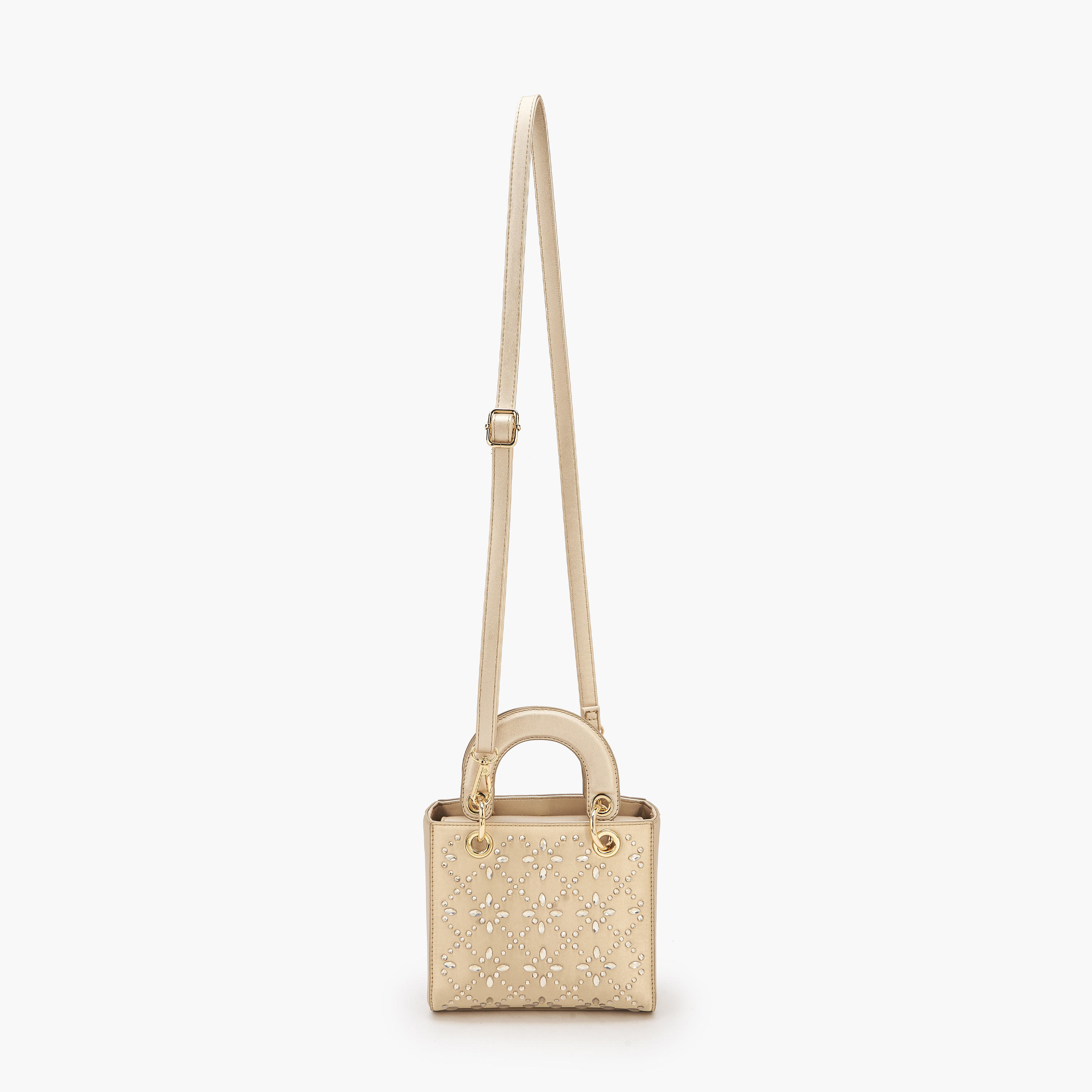 شنطة ساتشيل مزينة بحزام قابل للفصل من فلورا بيلا-women-bagsandwallets-handbags-image-3