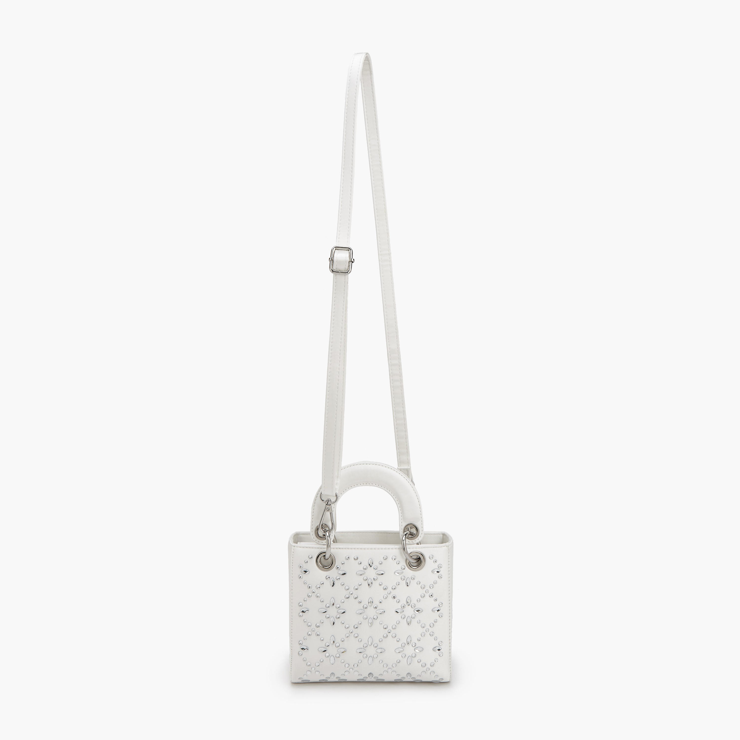 شنطة ساتشيل مزينة بحزام قابل للفصل من فلورا بيلا-women-bagsandwallets-handbags-image-3