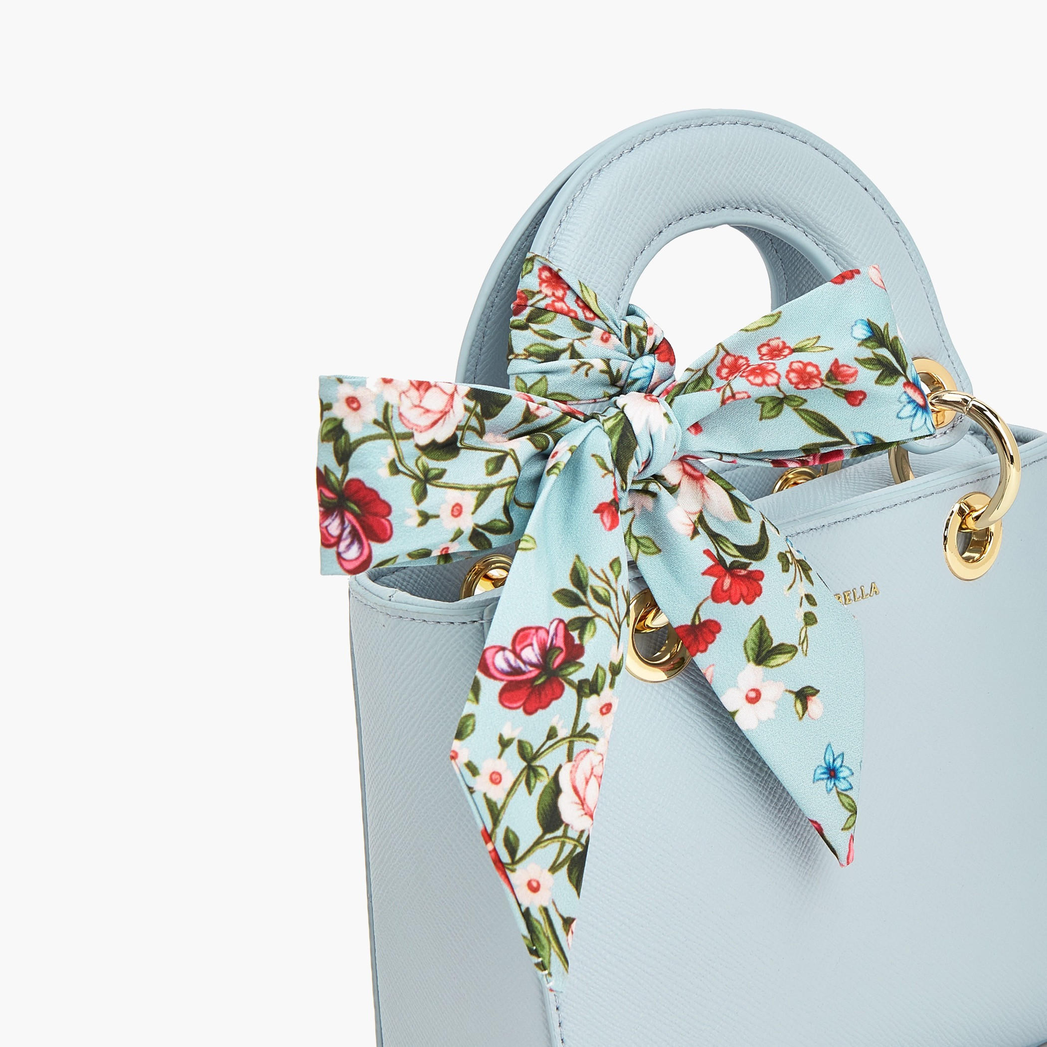 Flora Bella Textured Satchel Bag with Printed Scarf Accent-women-bagsandwallets-handbags-image-4