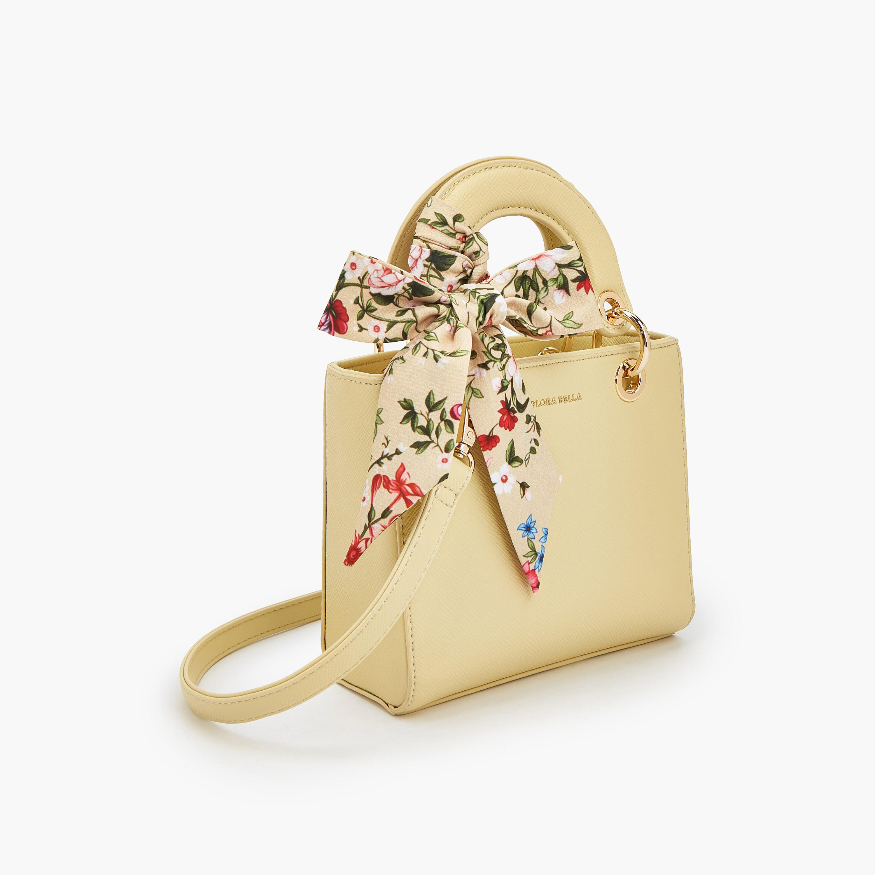 شنطة ساتشيل بارزة الملمس بوشاح بطبعات من فلورا بيلا-women-bagsandwallets-handbags-image-5