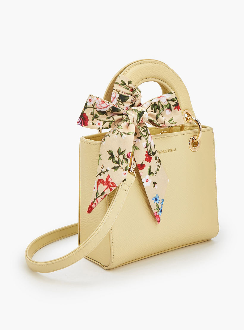 شنطة ساتشيل بارزة الملمس بوشاح بطبعات من فلورا بيلا-women-bagsandwallets-handbags-image-5