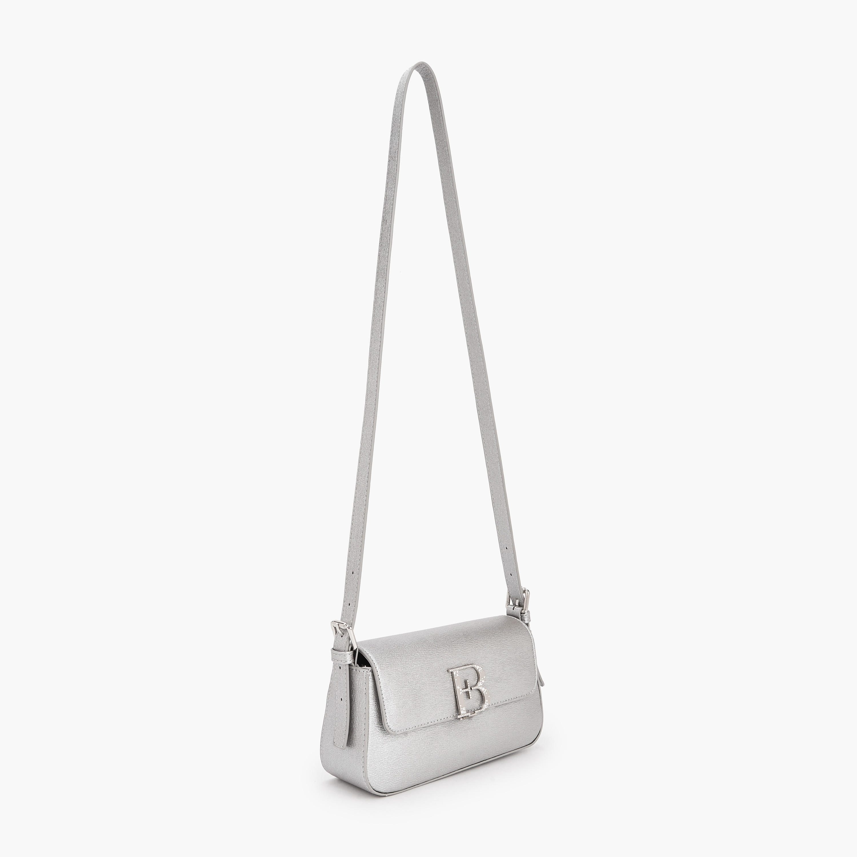 شنطة كروس بودي مزينة بشعار مع حزام قابل للتعديل للنساء من فلورا بيلا-women-bagsandwallets-handbags-image-3