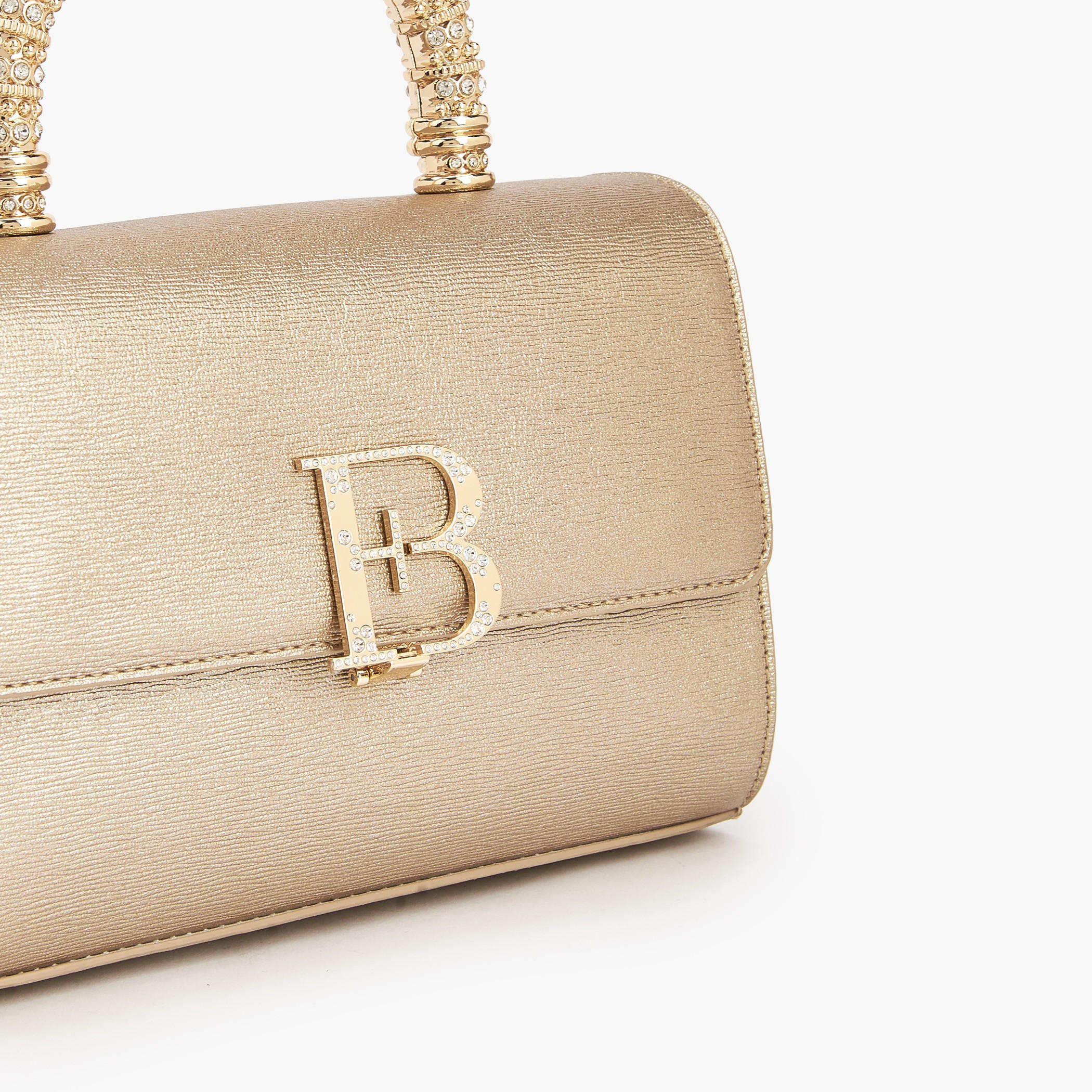 شنطة ساتشيل بتزيينات شعار وبحزام قابل للفصل من فلورا بيلا-women-bagsandwallets-handbags-image-6
