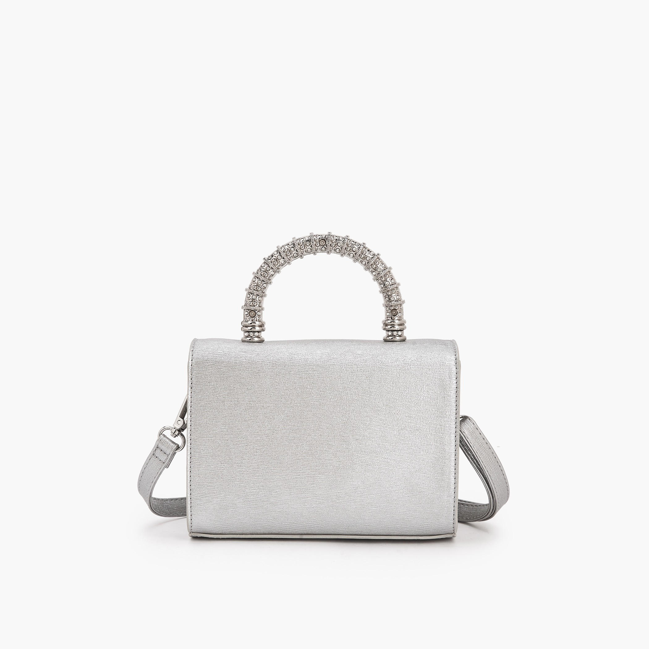 شنطة ساتشيل بتزيينات شعار وبحزام قابل للفصل من فلورا بيلا-women-bagsandwallets-handbags-image-5