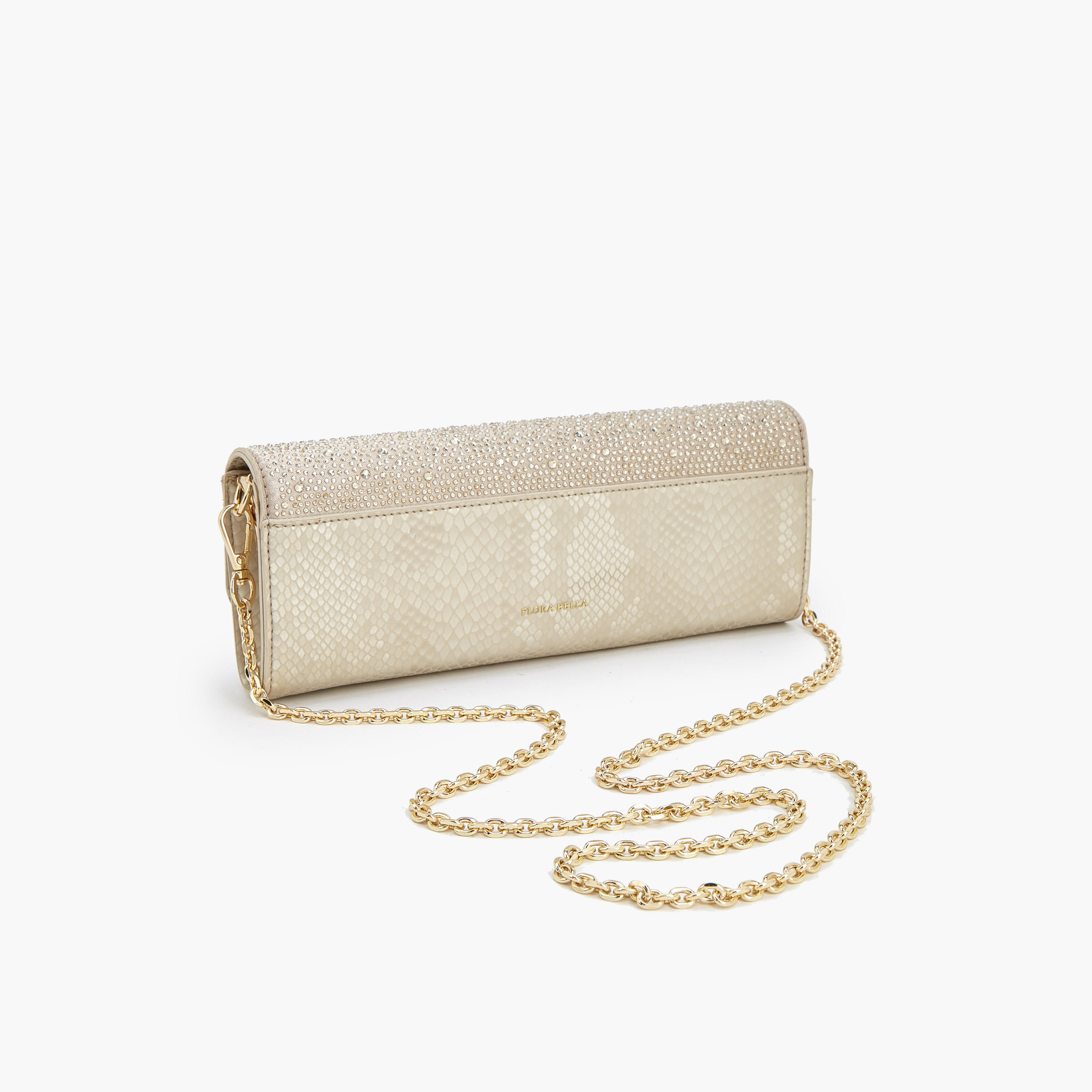 Flora Bella Embellished Clutch with Chain Strap-women-bagsandwallets-handbags-image-5