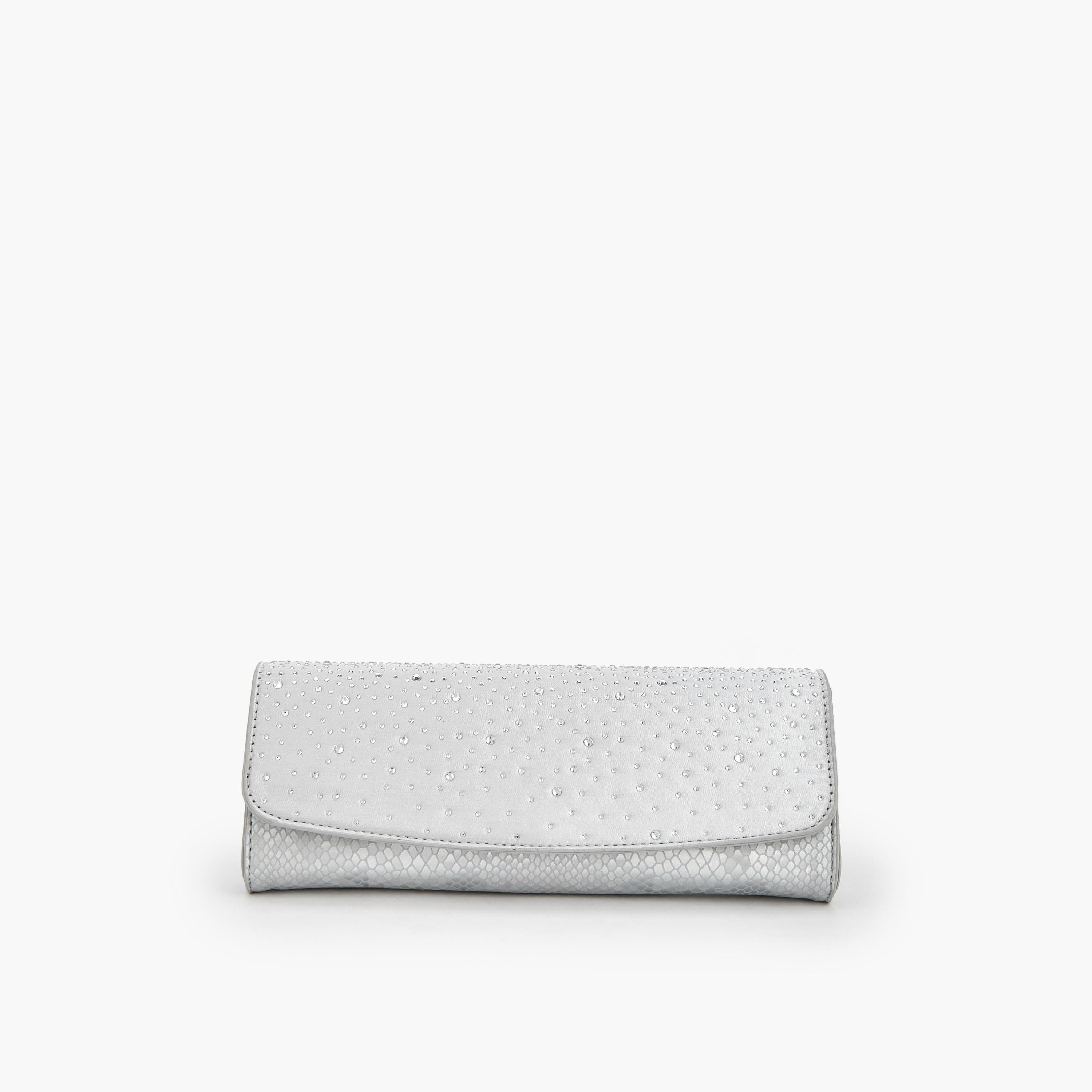 Flora Bella Embellished Clutch with Chain Strap-women-bagsandwallets-handbags-image-1