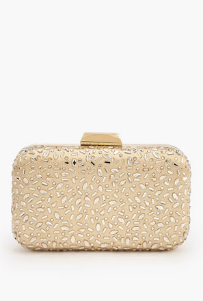 شنطة كلاتش مزينة بحزام سلسلة قابل للفصل من فلورا بيلا-women-bagsandwallets-handbags-image-1