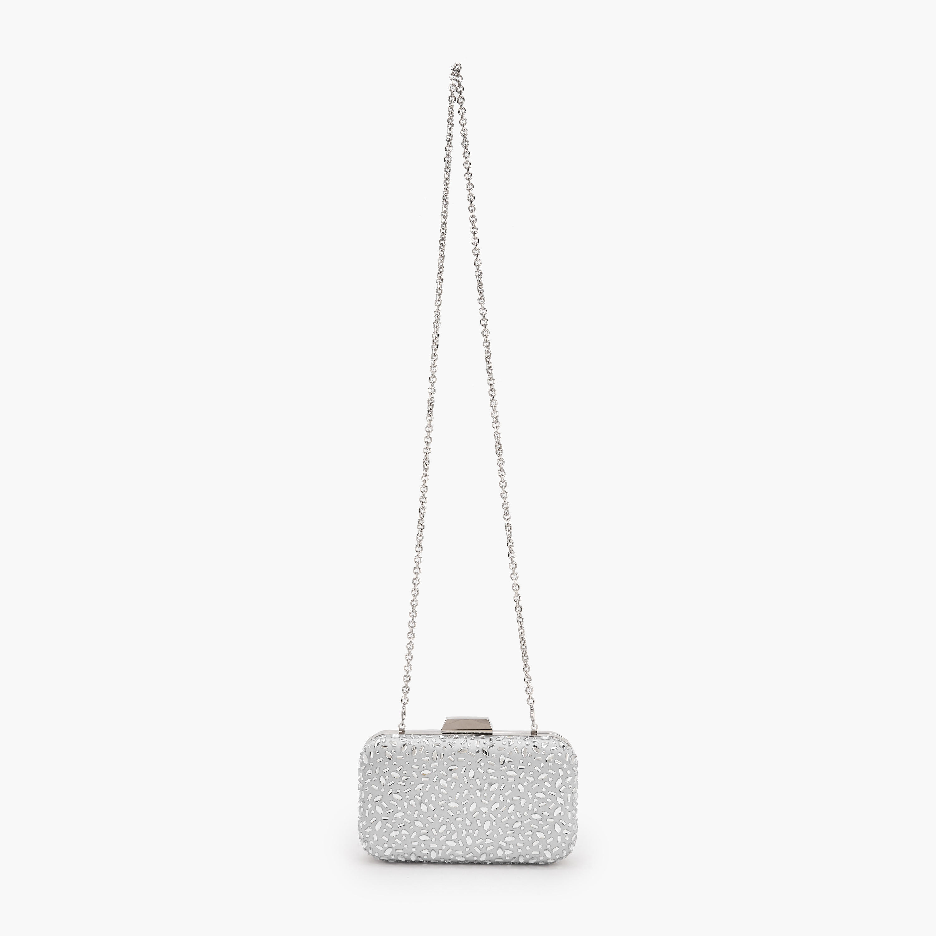 Floral Bella Embellished Clutch with Detachable Chain Strap-women-bagsandwallets-handbags-image-2