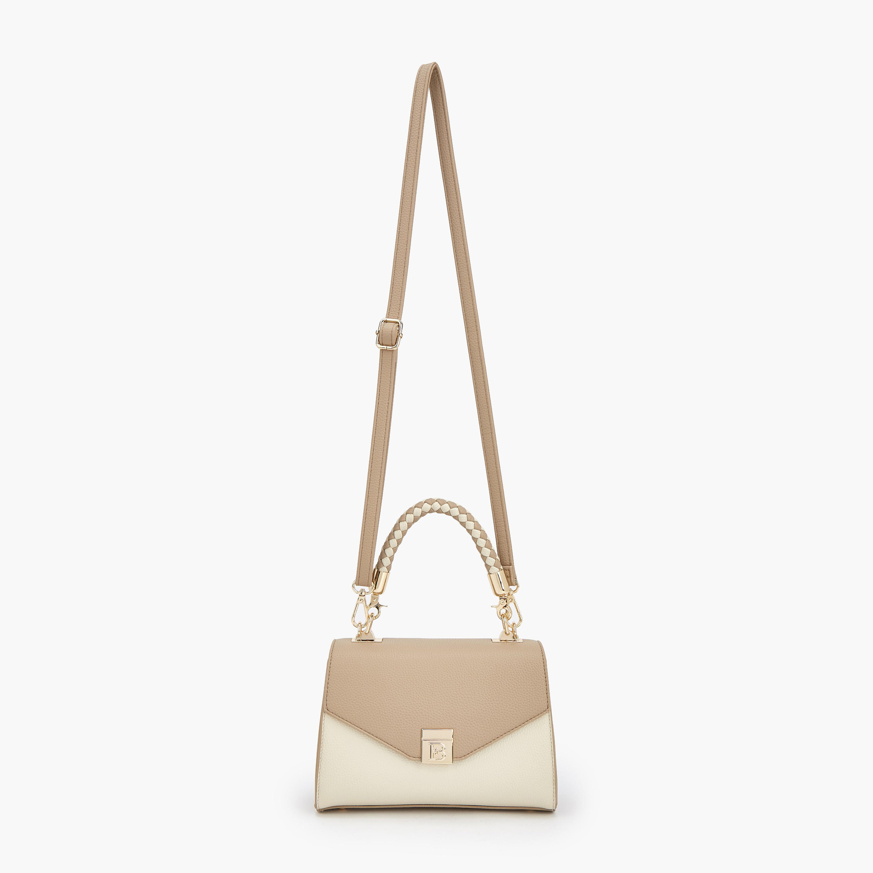 Flora Bella Textured Satchel Bag with Detachable Strap-women-bagsandwallets-handbags-image-3