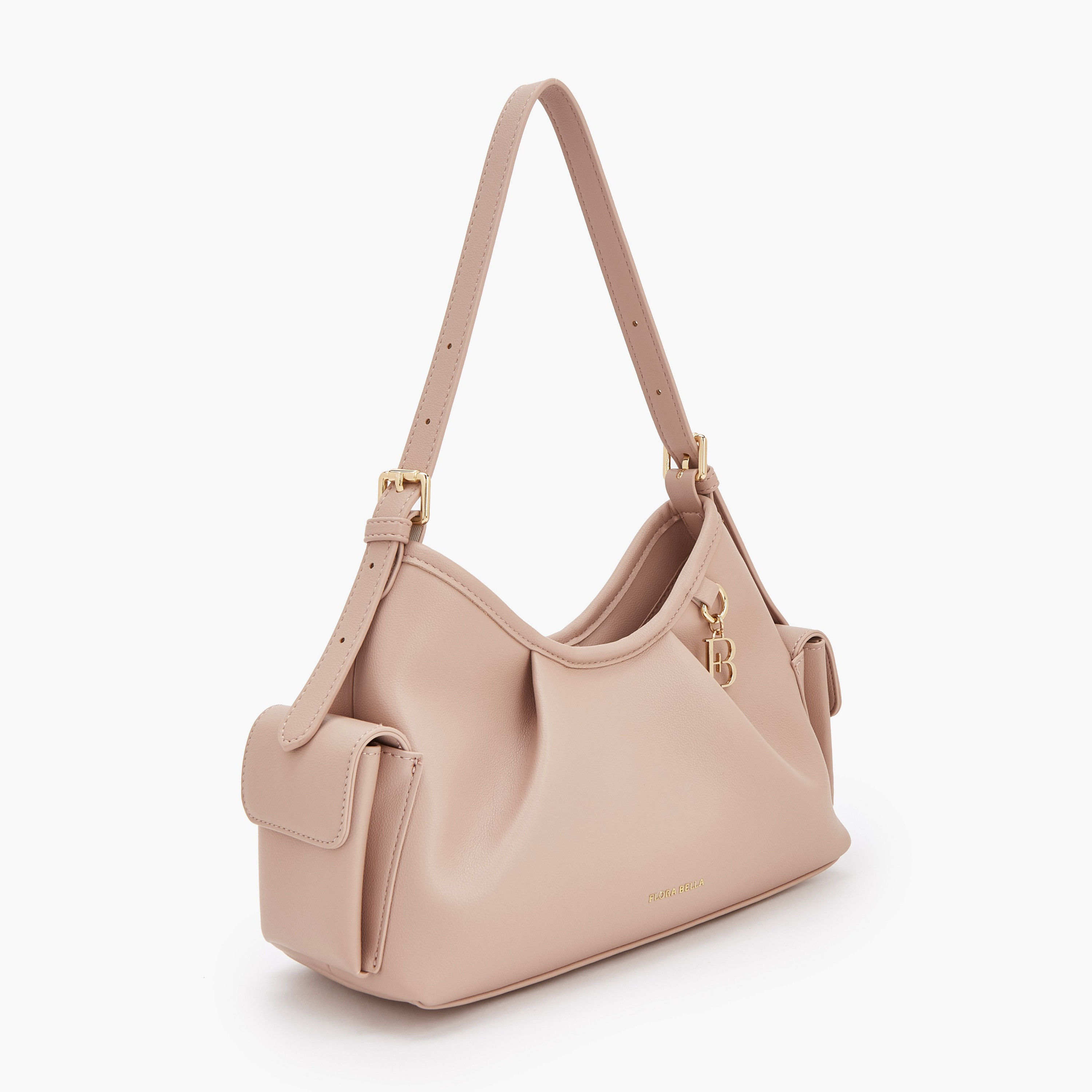 Flora Bella Solid Shoulder Bag with Adjustable Strap-women-bagsandwallets-handbags-image-2