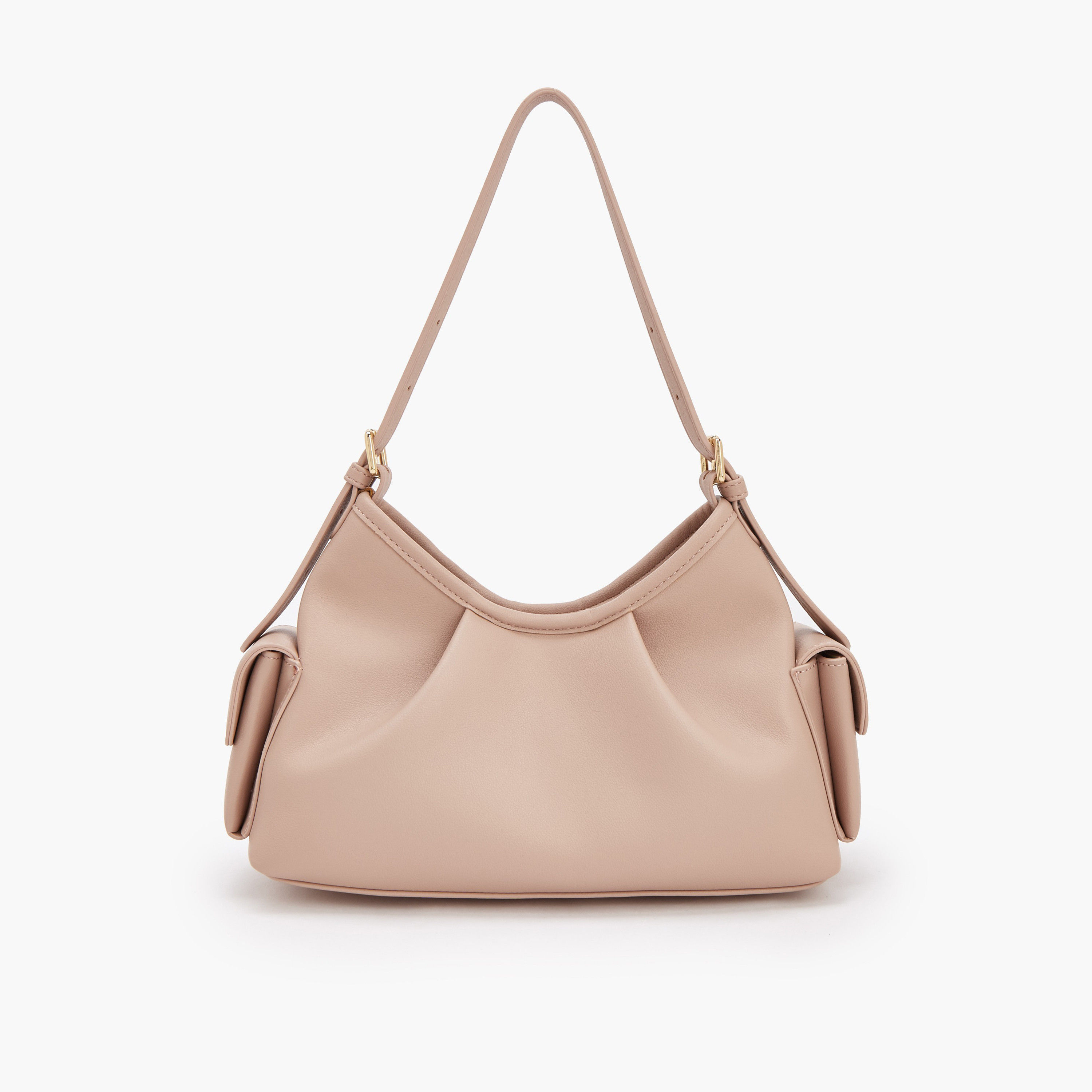 Flora Bella Solid Shoulder Bag with Adjustable Strap-women-bagsandwallets-handbags-image-3