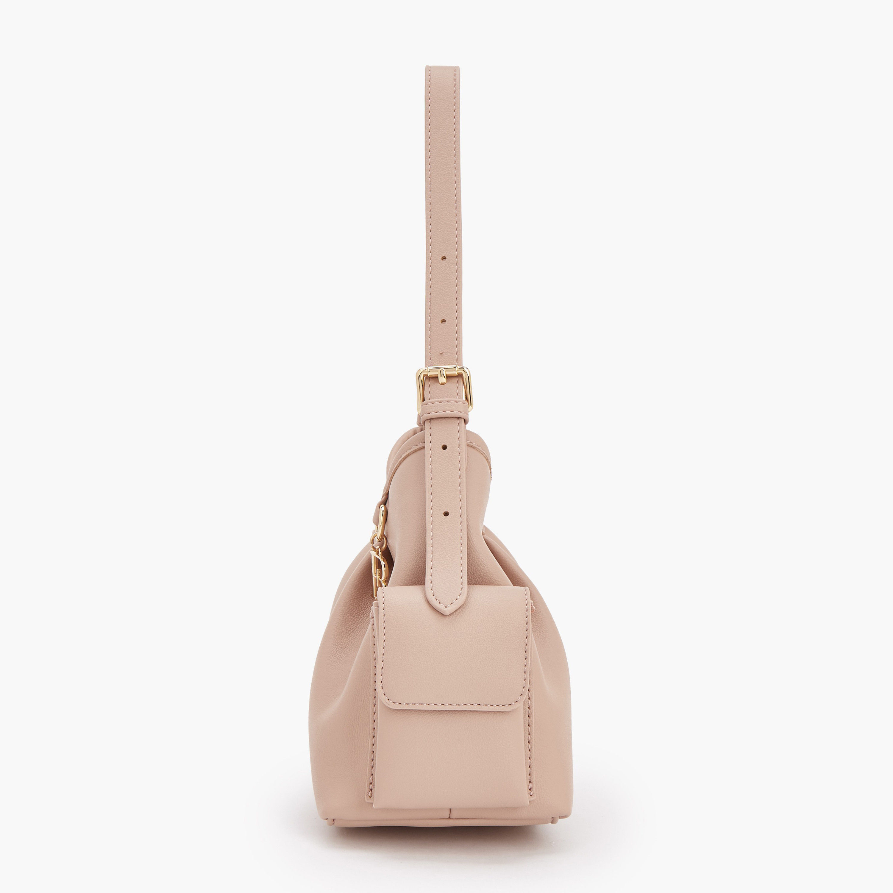Flora Bella Solid Shoulder Bag with Adjustable Strap-women-bagsandwallets-handbags-image-4