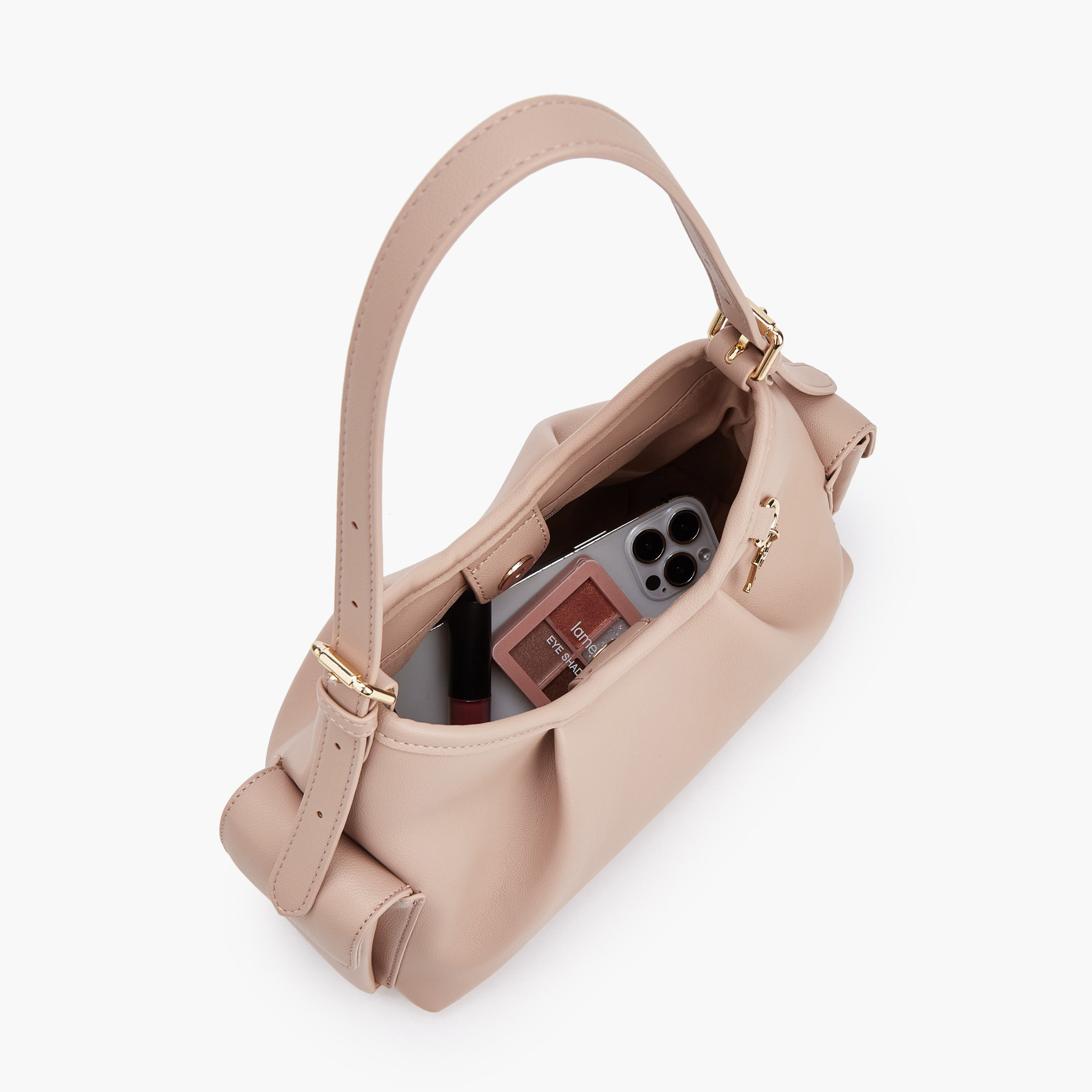 Flora Bella Solid Shoulder Bag with Adjustable Strap-women-bagsandwallets-handbags-image-7