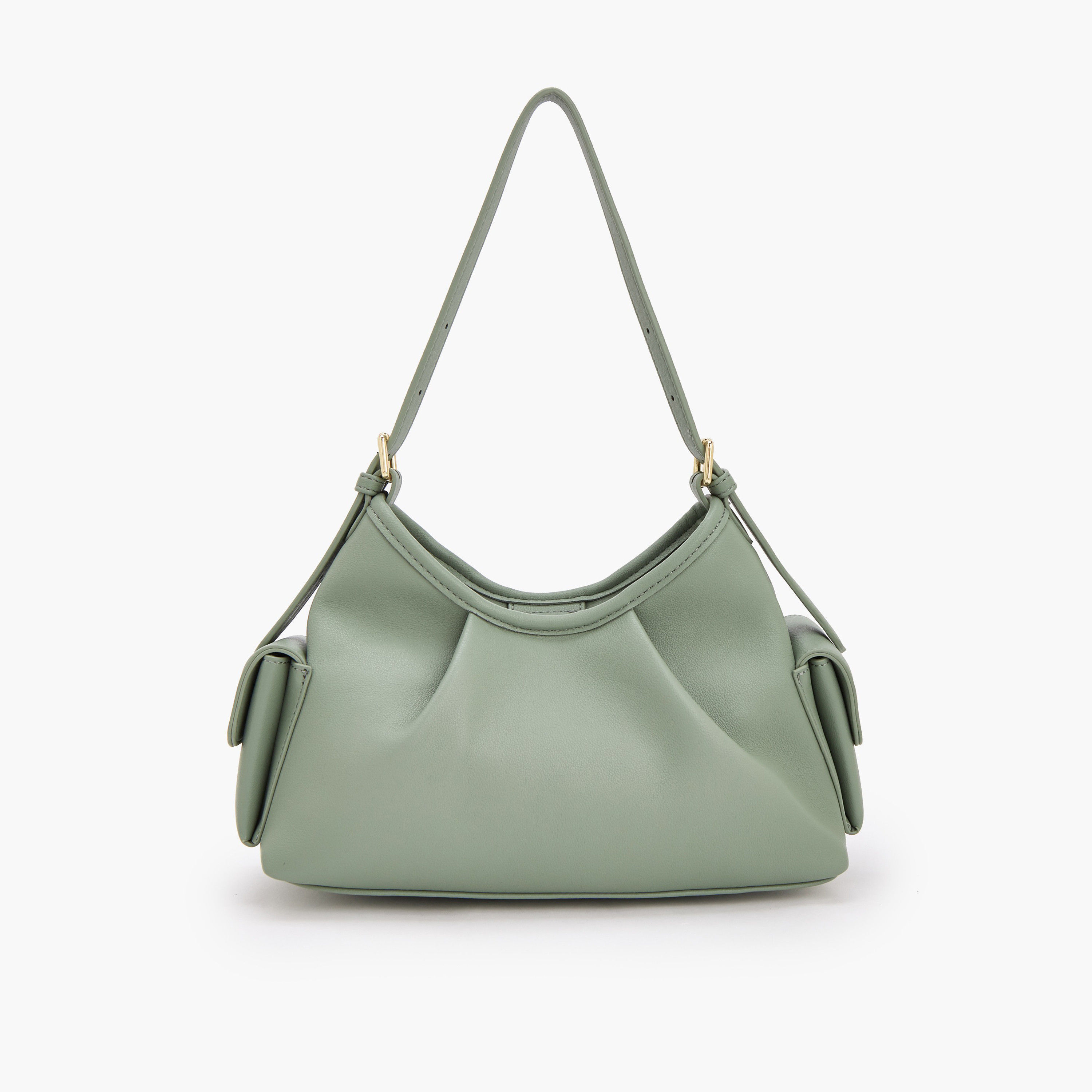 Flora Bella Solid Shoulder Bag with Adjustable Strap-women-bagsandwallets-handbags-image-9