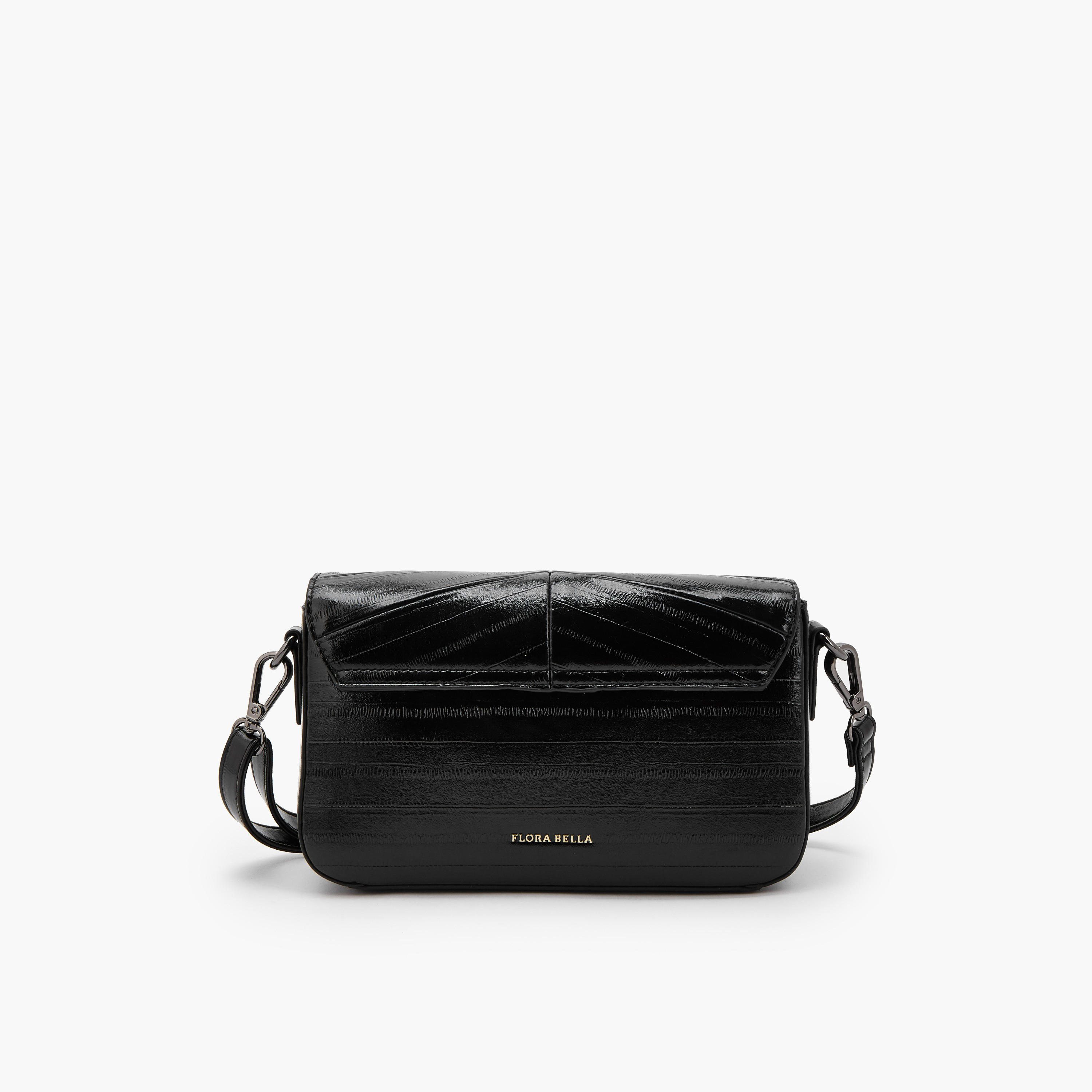 شنطة كروس بودي بارزة الملمس بحزام قابل للتعديل من فلورا بيلا-women-bagsandwallets-handbags-image-12