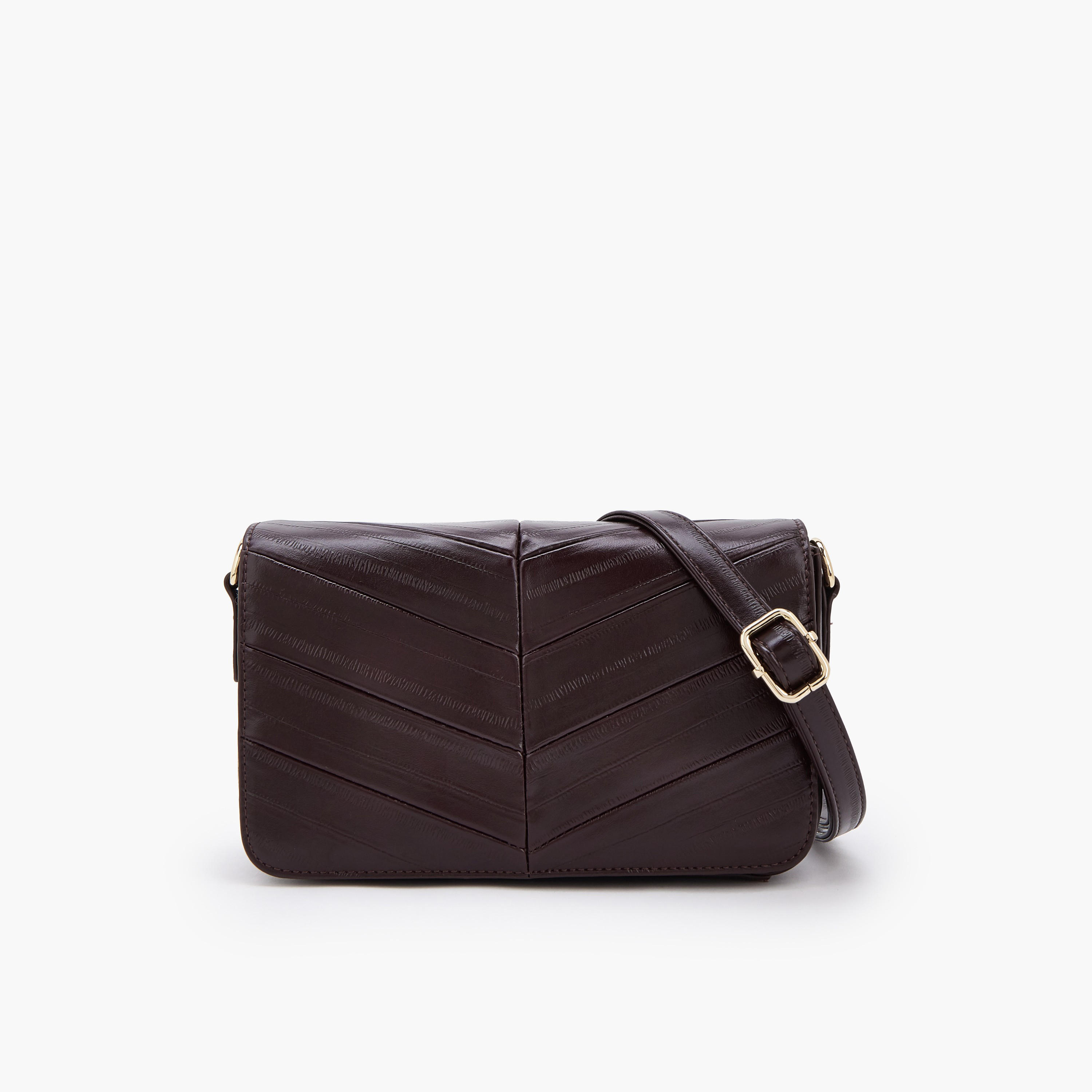 Flora Bella Textured Crossbody Bag with Adjustable Strap-women-bagsandwallets-handbags-image-1