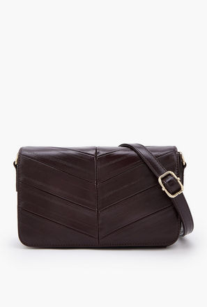 Flora Bella Textured Crossbody Bag with Adjustable Strap-women-image-1