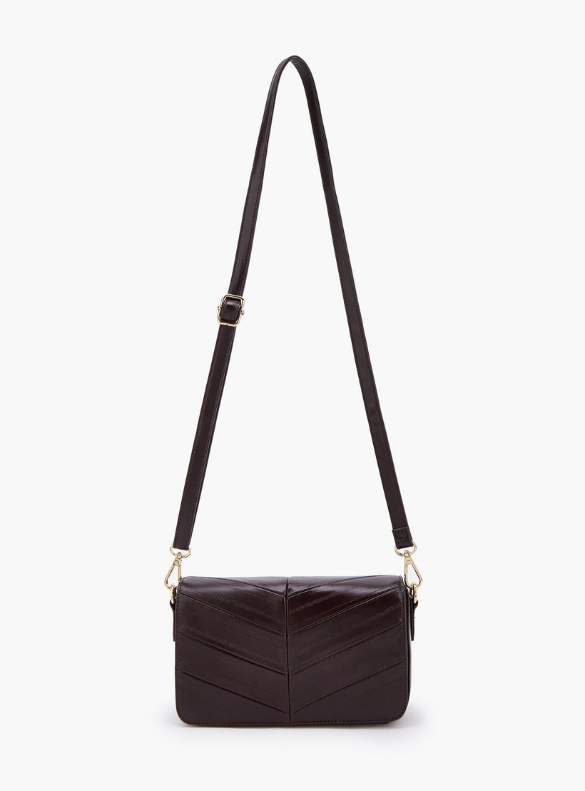 Flora Bella Textured Crossbody Bag with Adjustable Strap-women-bagsandwallets-handbags-image-2