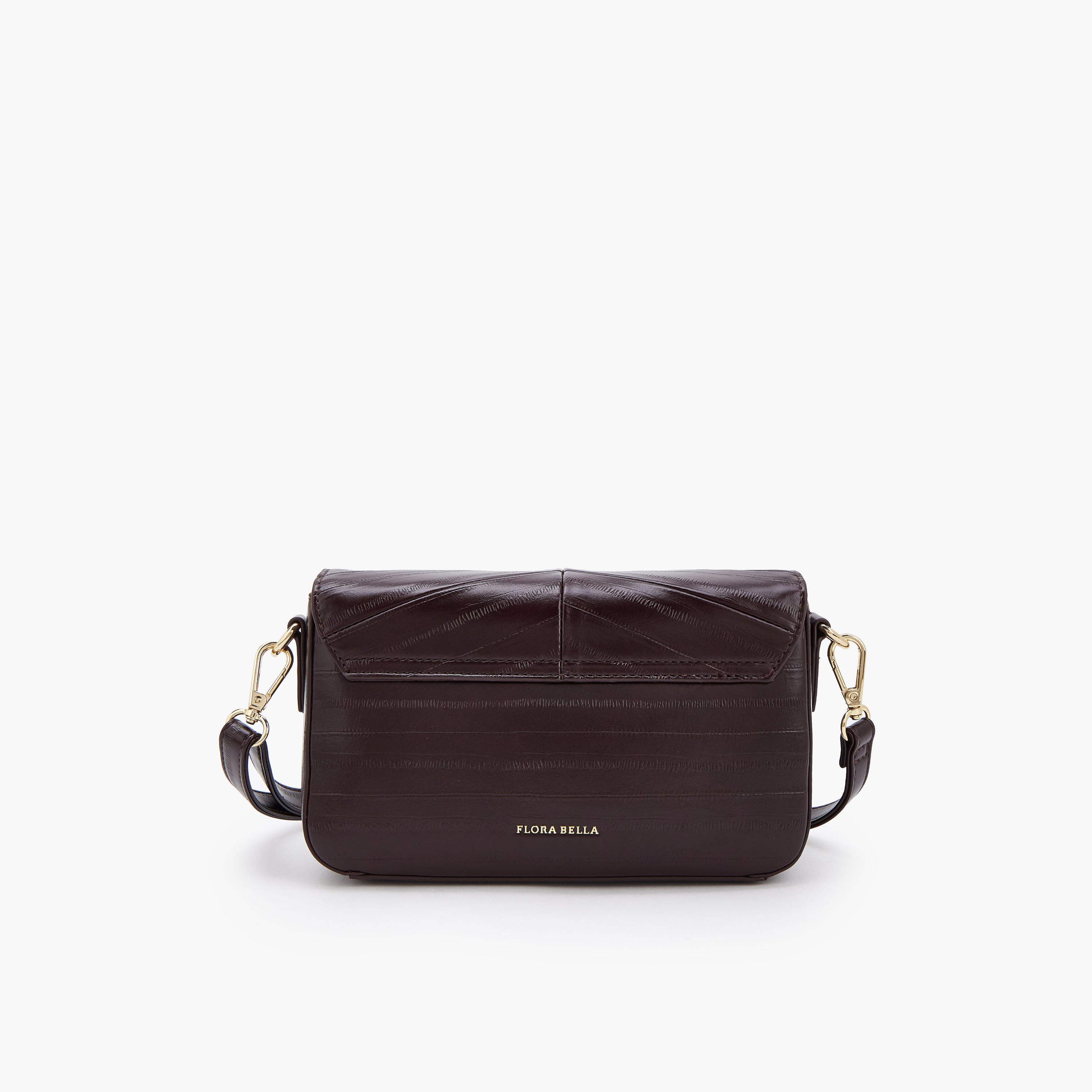 شنطة كروس بودي بارزة الملمس بحزام قابل للتعديل من فلورا بيلا-women-bagsandwallets-handbags-image-5