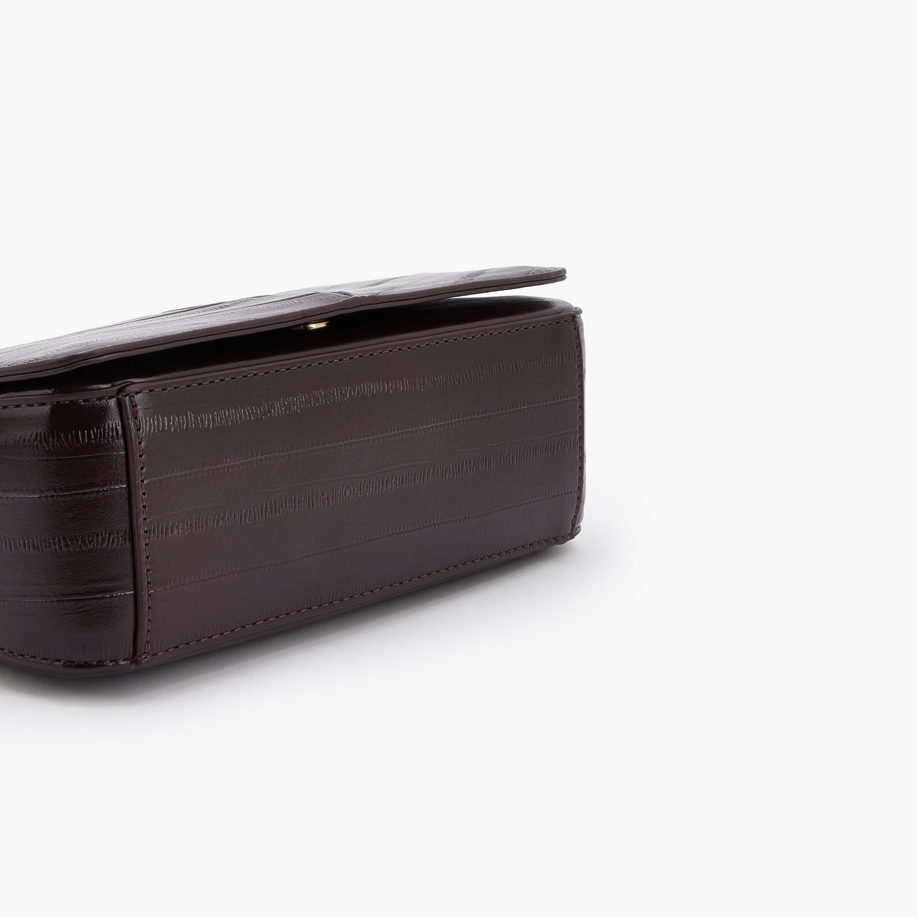 شنطة كروس بودي بارزة الملمس بحزام قابل للتعديل من فلورا بيلا-women-bagsandwallets-handbags-image-6