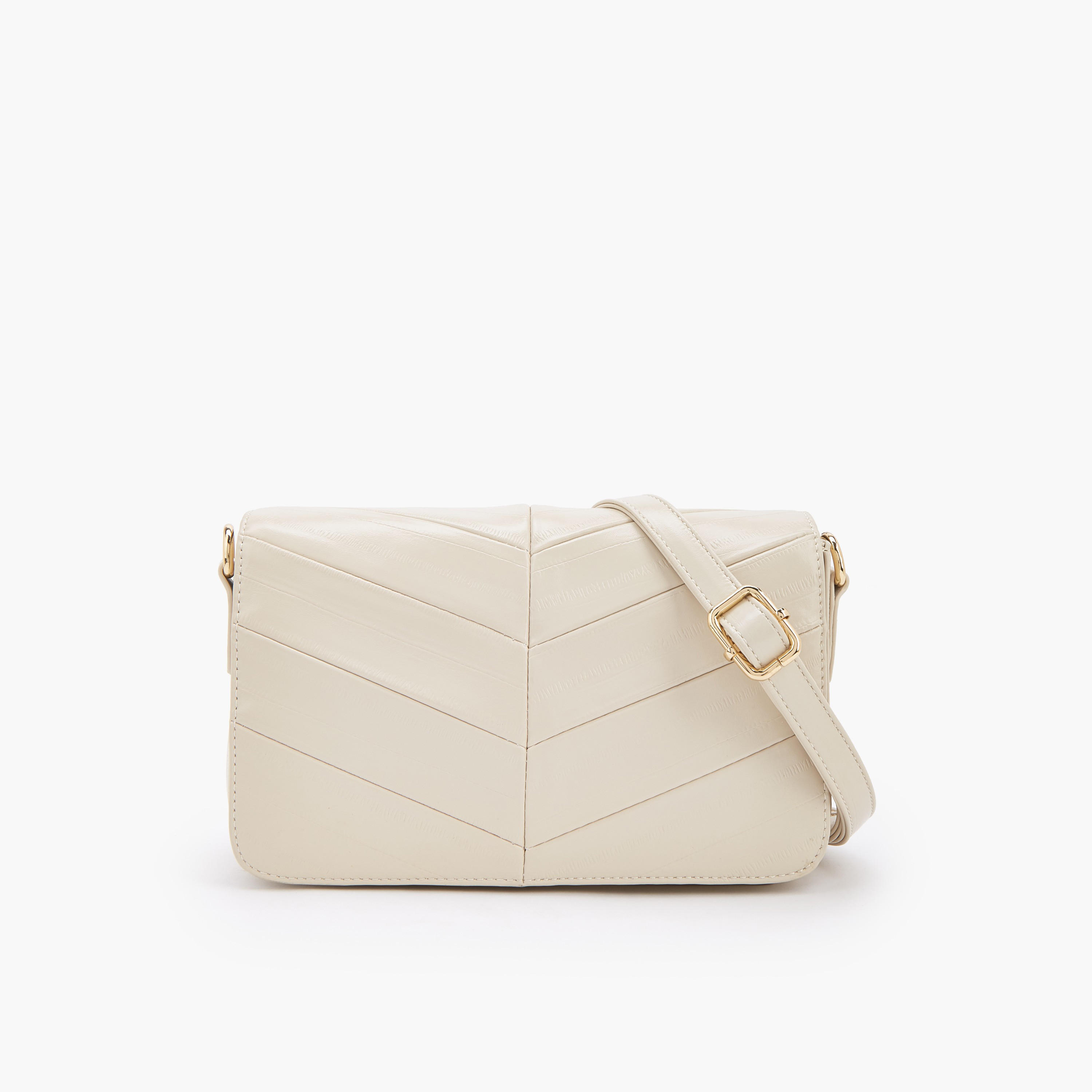 شنطة كروس بودي بارزة الملمس بحزام قابل للتعديل من فلورا بيلا-women-bagsandwallets-handbags-image-15