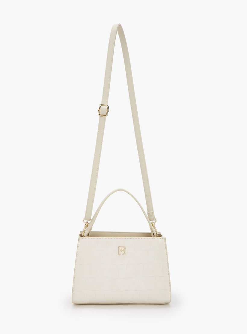 Flora Bella Textured Shoulder Bag with Detachable Strap-women-bagsandwallets-handbags-image-2