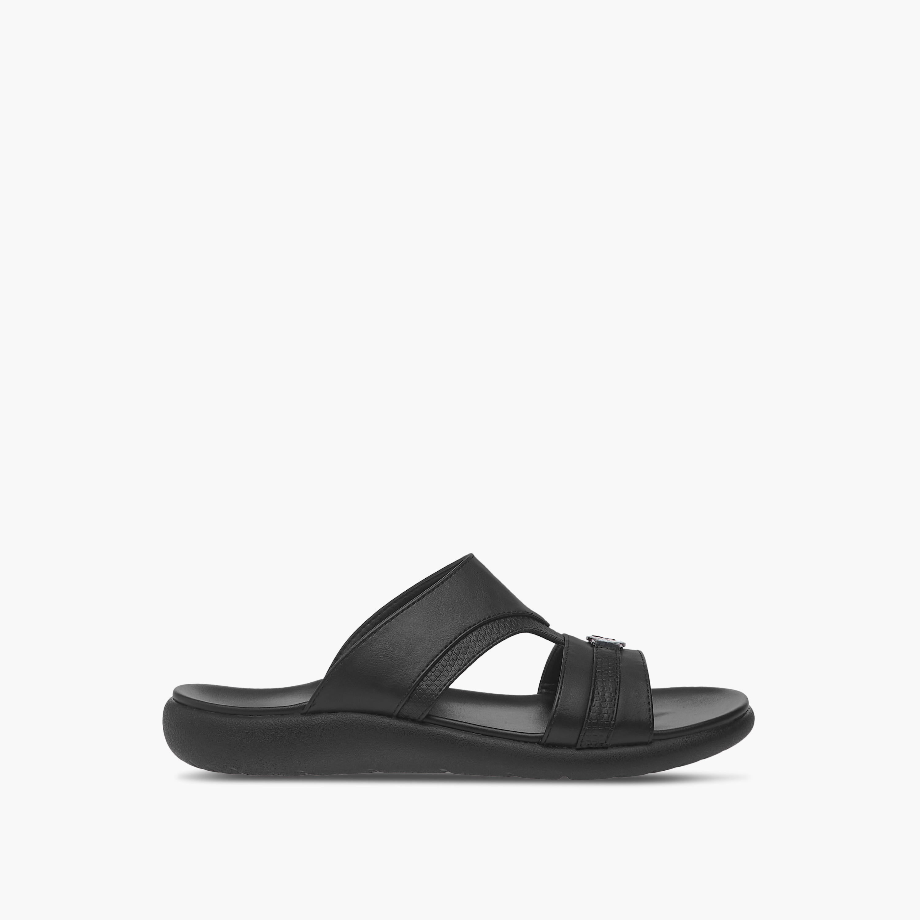 LBL by Shoexpress Textured Arabic Slip-On Sandals-men-shoes-sandals-image-2